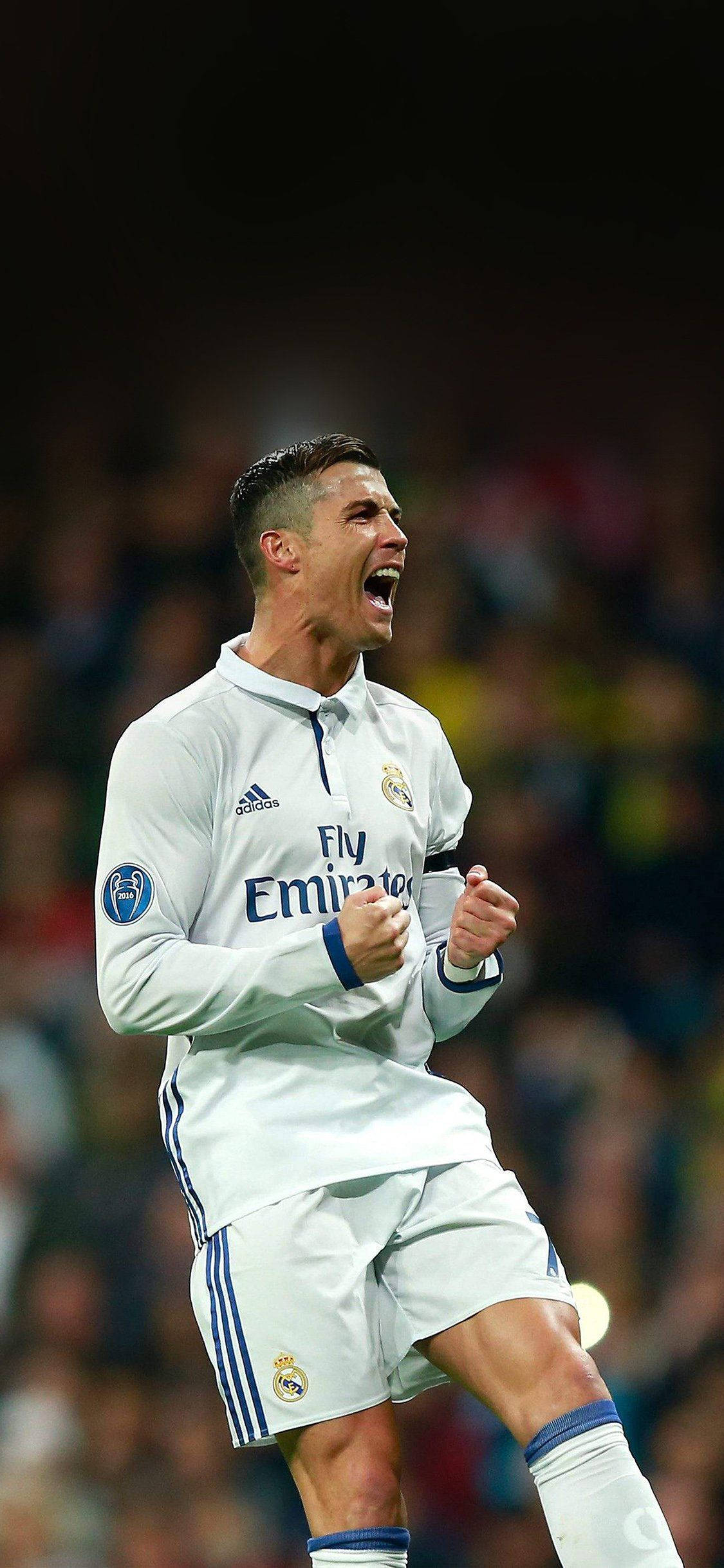 Cristiano Ronaldo ตะโกน iPhone วอลเปเปอร์