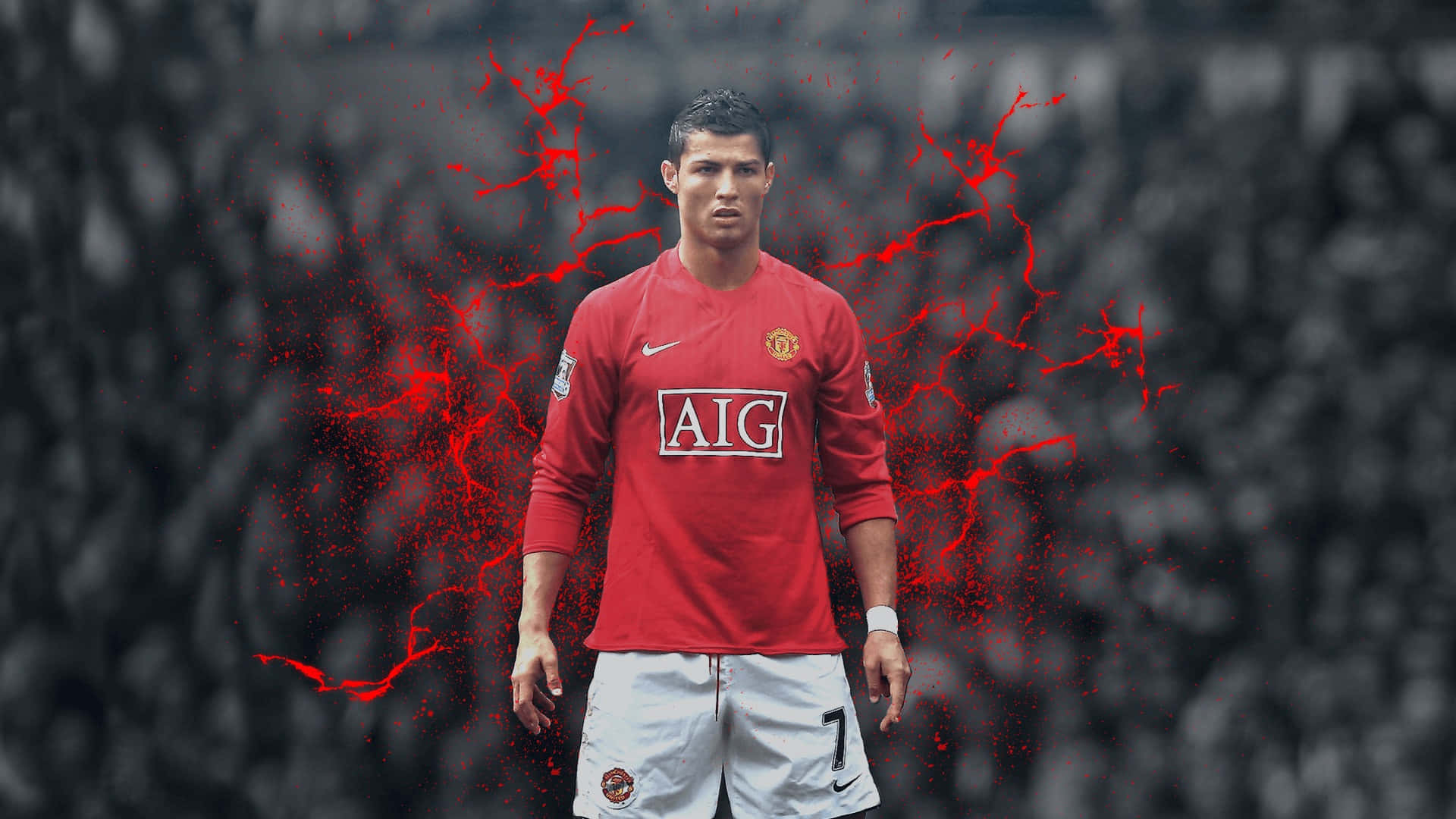 วอลเปเปอร์ Cristiano Ronaldo ขนาด 1920 x 1080 วอลเปเปอร์