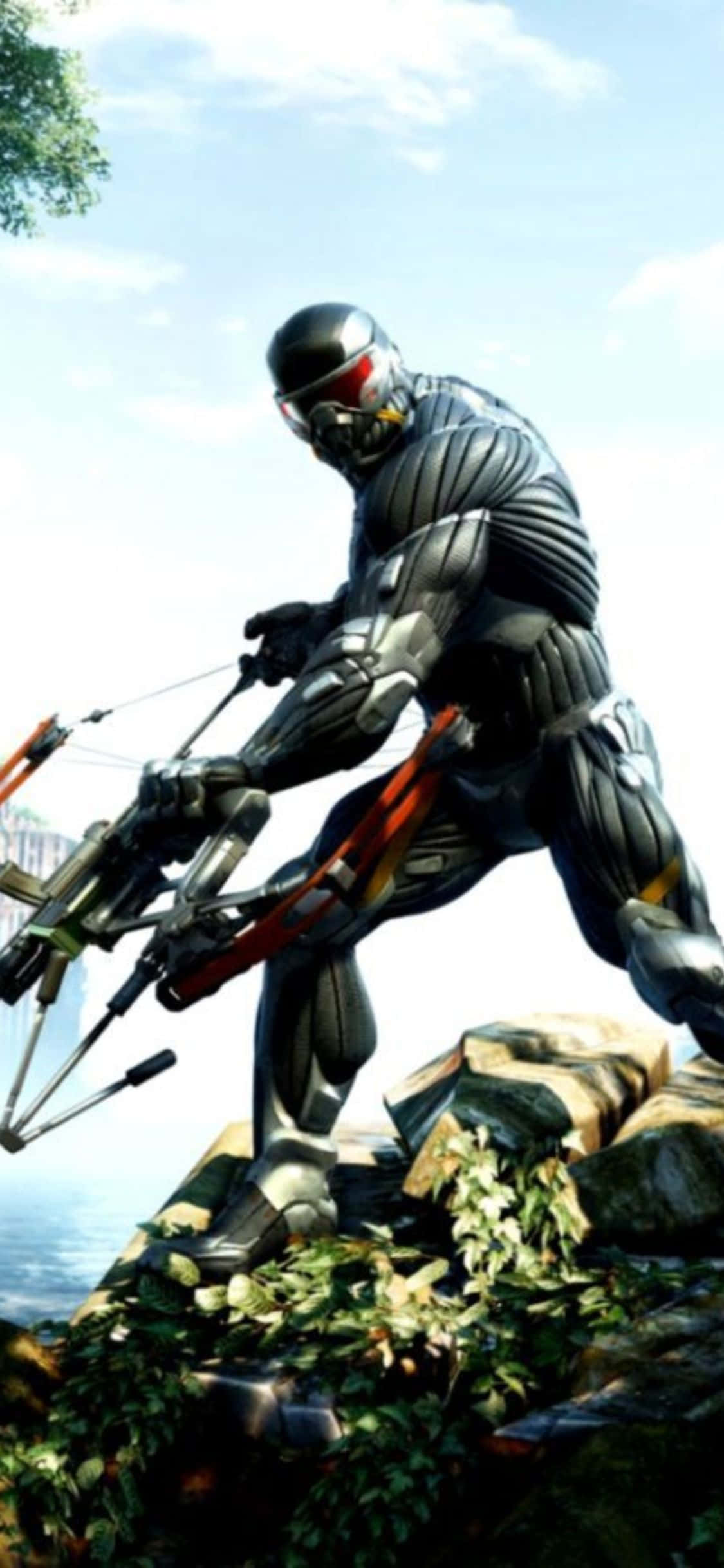 เพลิดเพลินกับโลกที่เต็มไปด้วยแอ็กชันของ Crysis 3 ด้วย iPhone X ที่ทรงพลัง วอลเปเปอร์