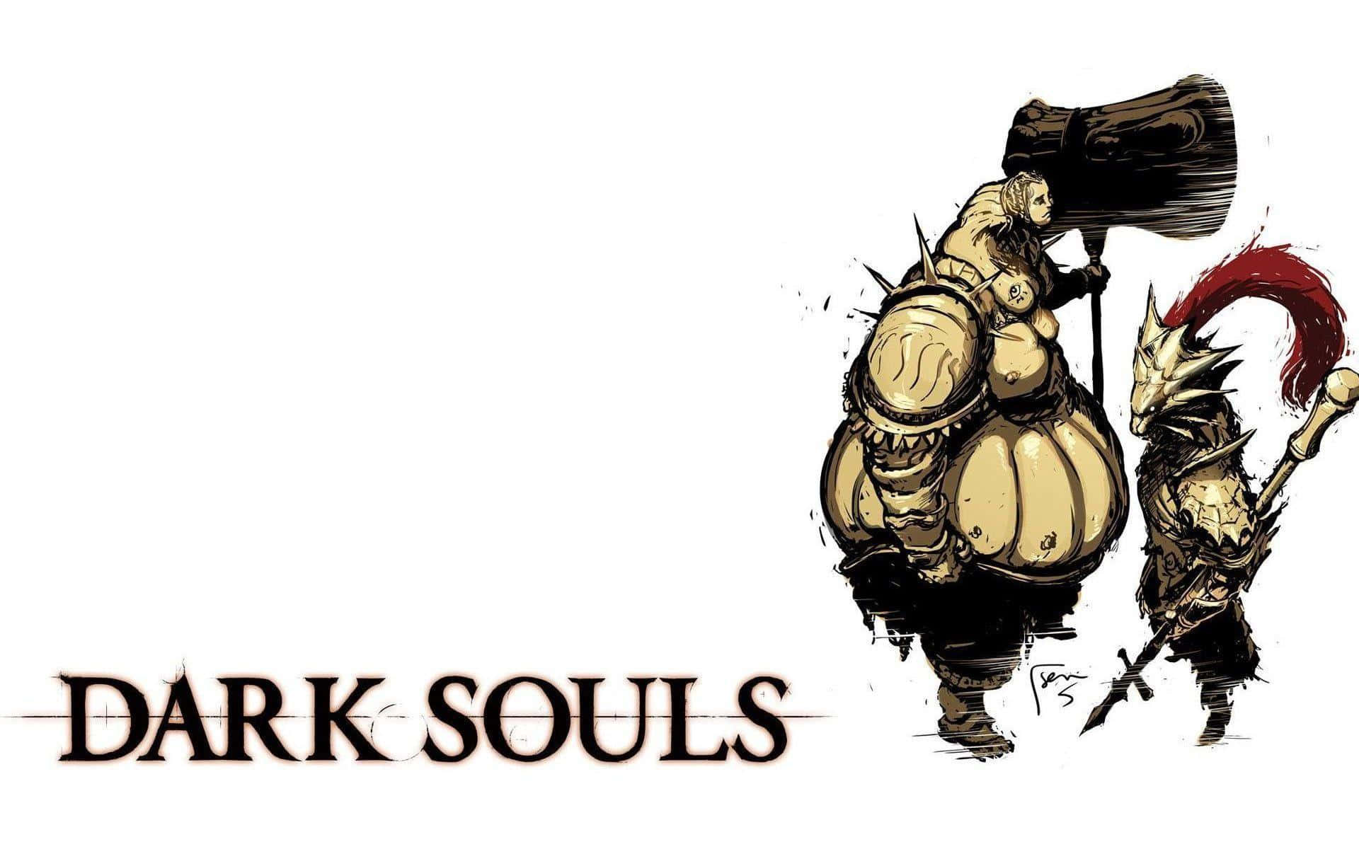 ยึดชะตากรรมของคุณในโลกแห่งตำนานของ Dark Souls วอลเปเปอร์