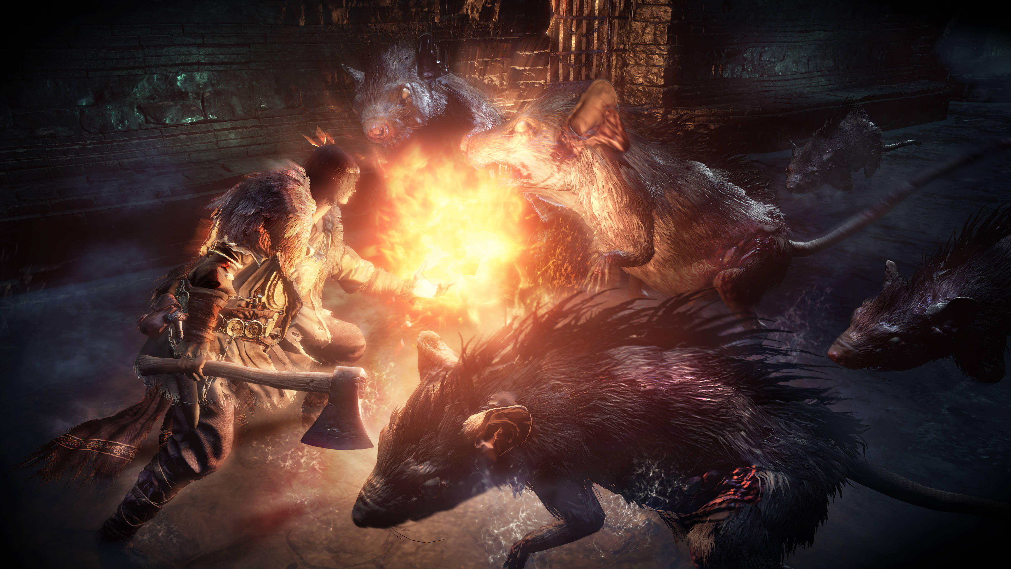 Dark Souls III หนูยักษ์ วอลเปเปอร์
