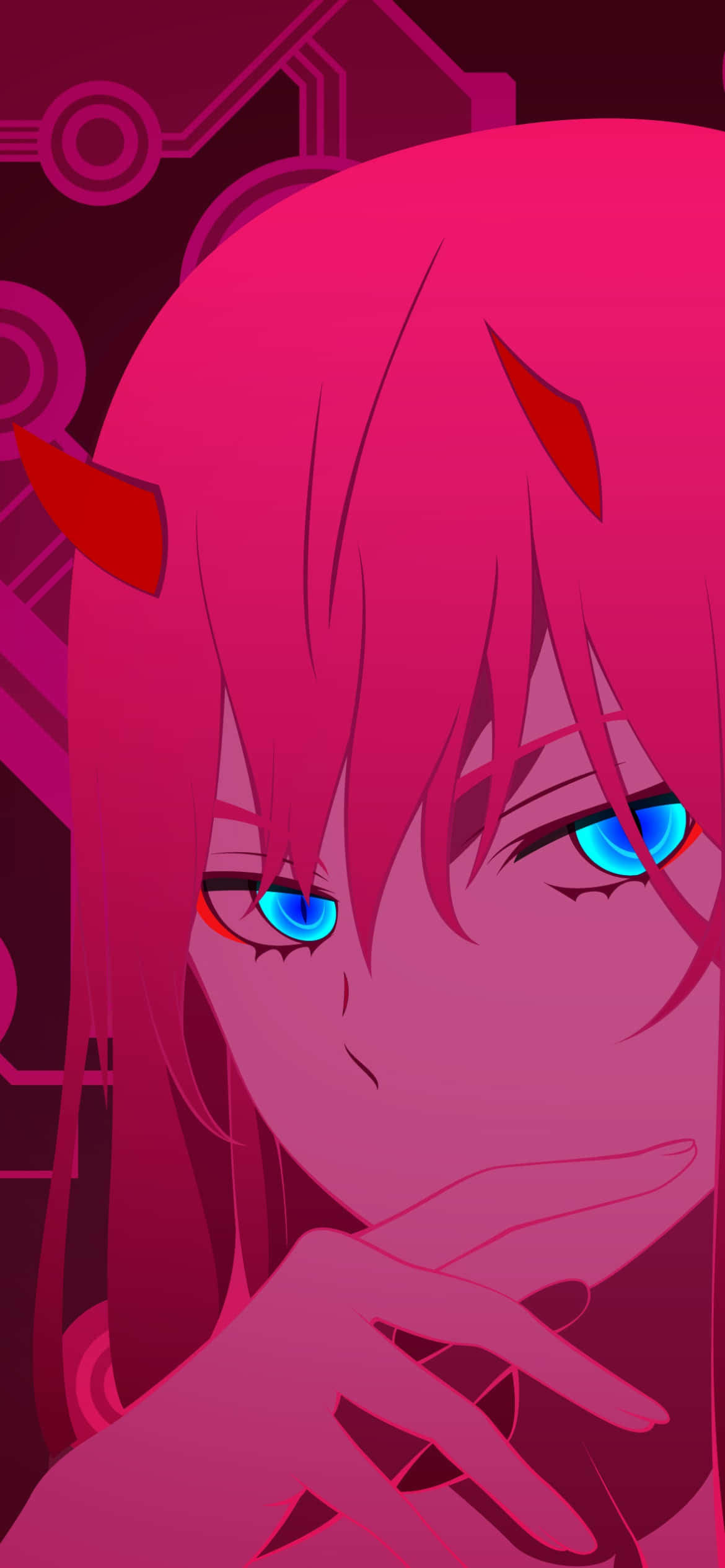 ซีโร่ทูจากอนิเมะ Darling in the FranXX วอลเปเปอร์