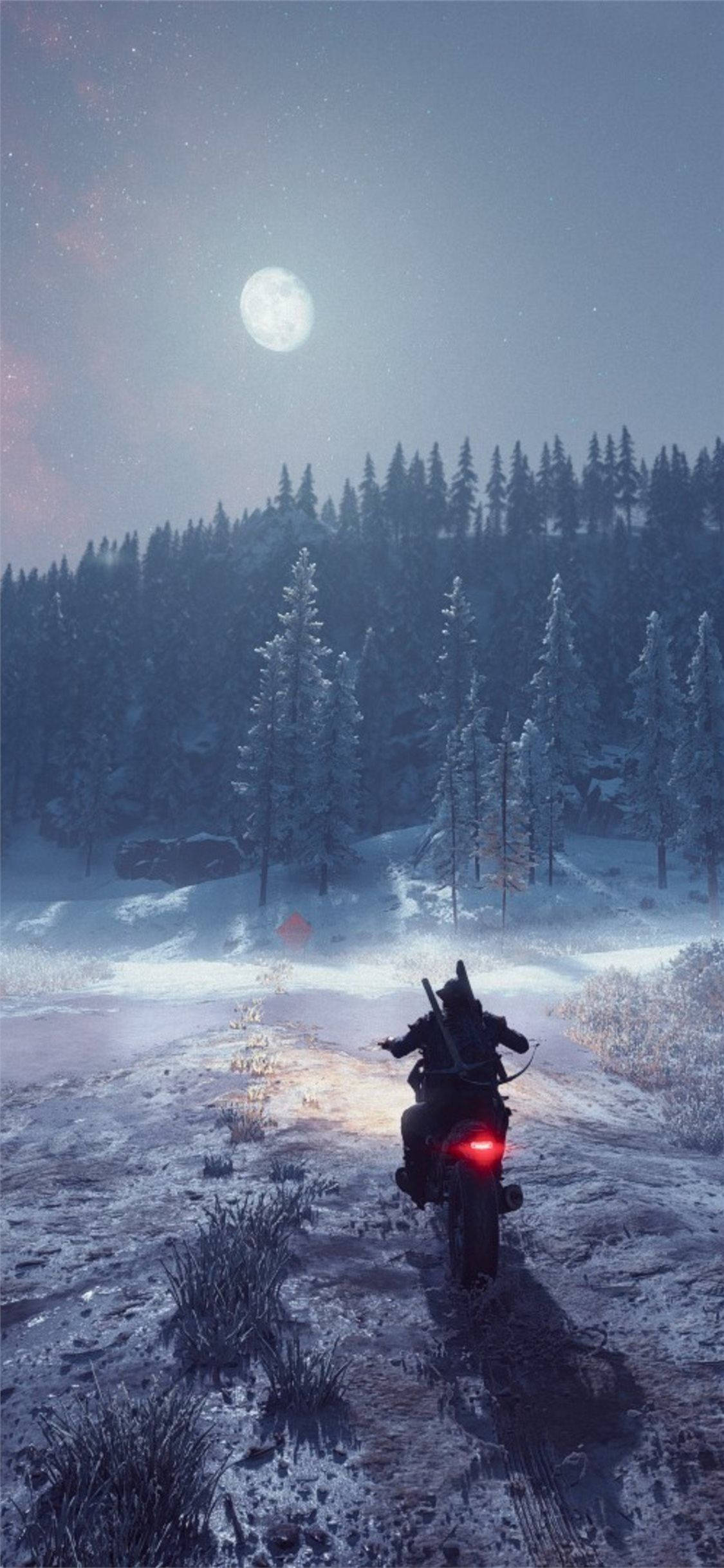Days Gone ขี่ในฤดูหนาว วอลเปเปอร์