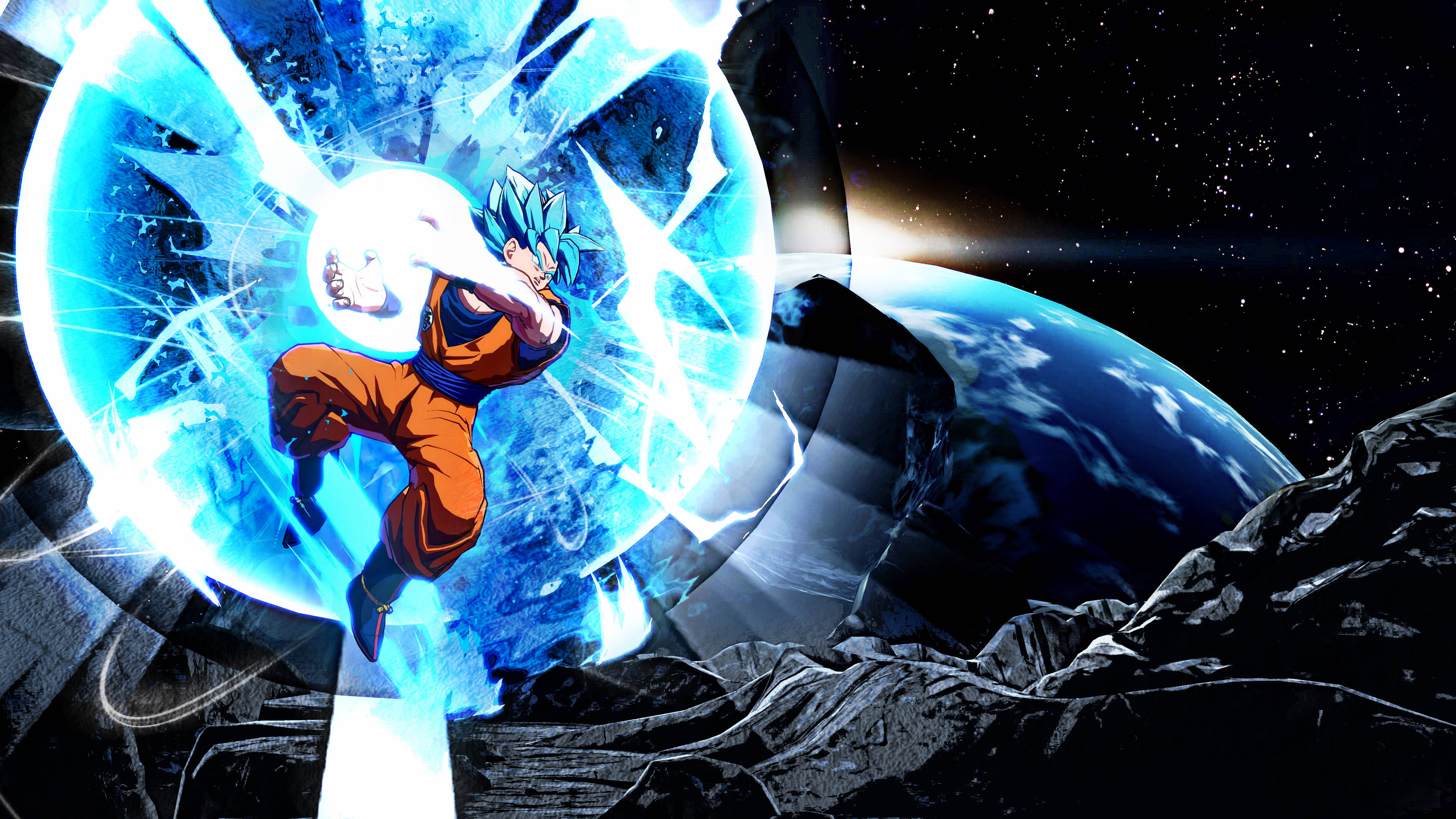 ท่าไม้ตายคาเมฮาเมฮาของโกคู DBZ 4K วอลเปเปอร์