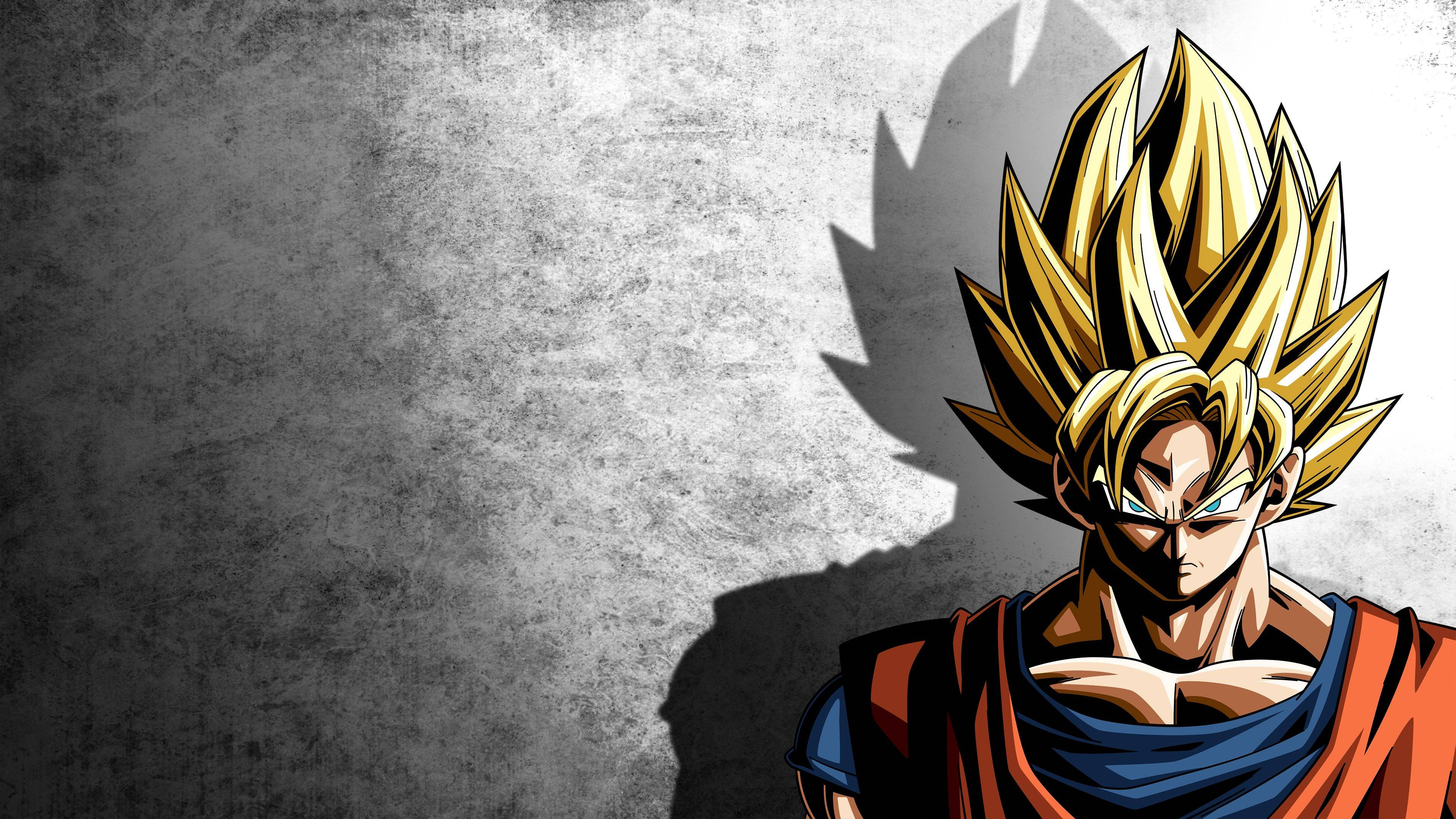 ซูเปอร์ไซย่าดั้งเดิมของโกคู DBZ 4K วอลเปเปอร์