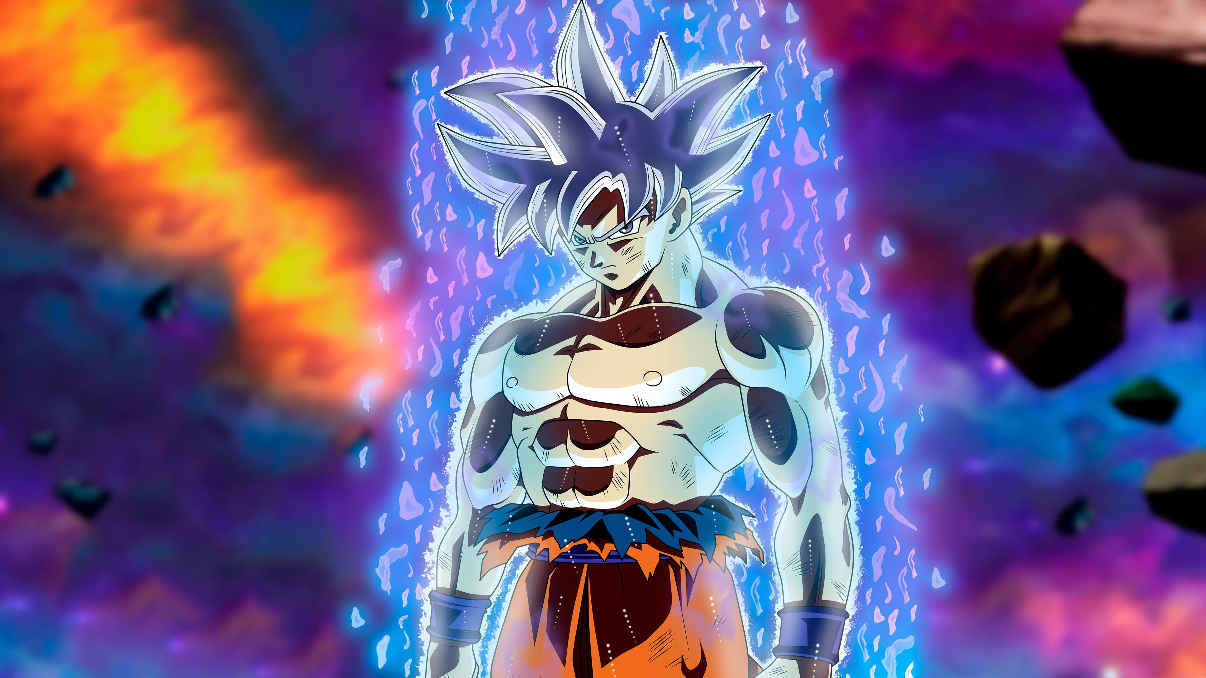 ซูเปอร์ไซย่าเทพ โกคู DBZ 4K วอลเปเปอร์