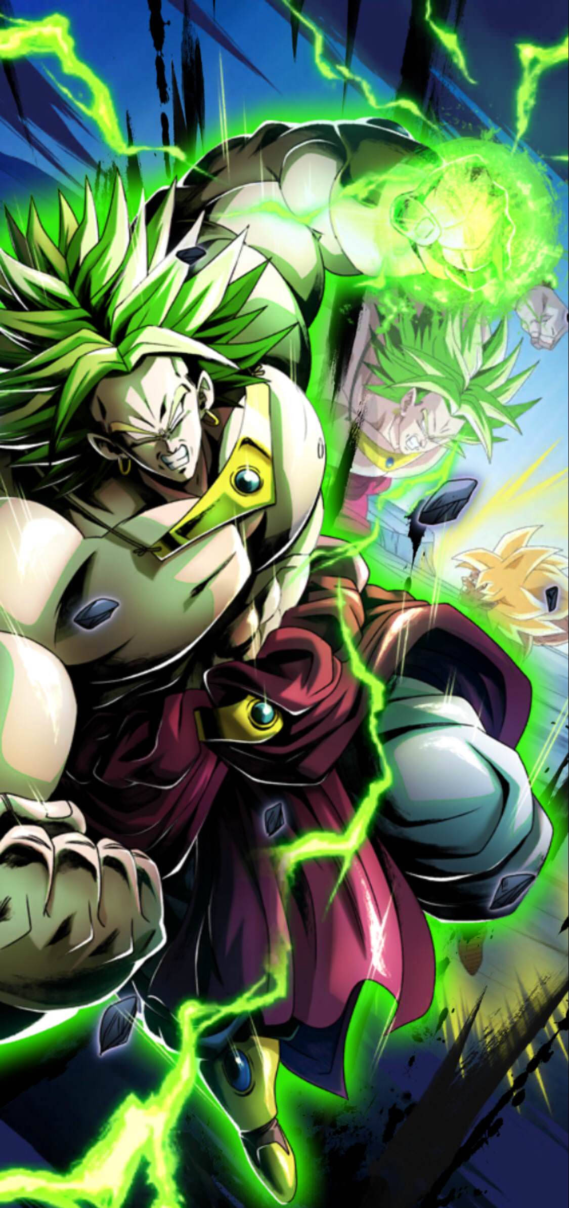 DBZ Broly SSJ พลังเต็มรูปแบบ วอลเปเปอร์
