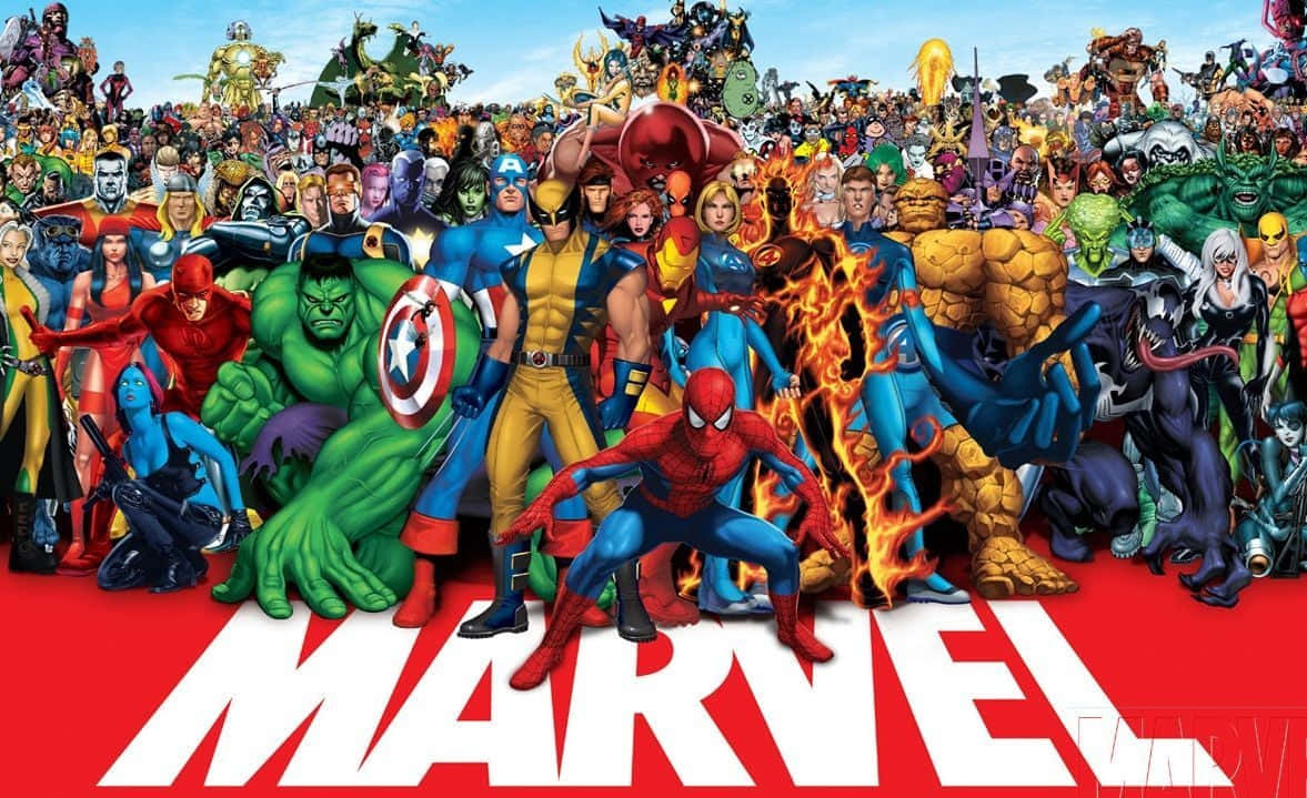 เหล่าซูเปอร์ฮีโร่และวายร้ายแห่ง DC และ Marvel สำหรับ iPad วอลเปเปอร์
