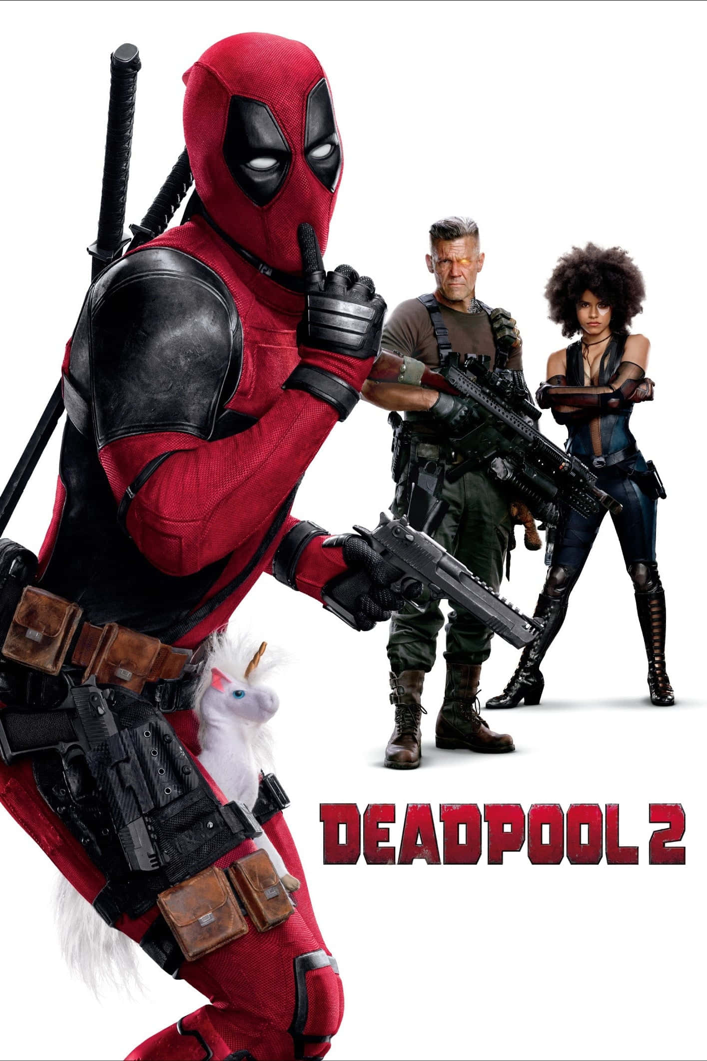 Deadpool 2 - โปสเตอร์หนังความละเอียดสูง วอลเปเปอร์