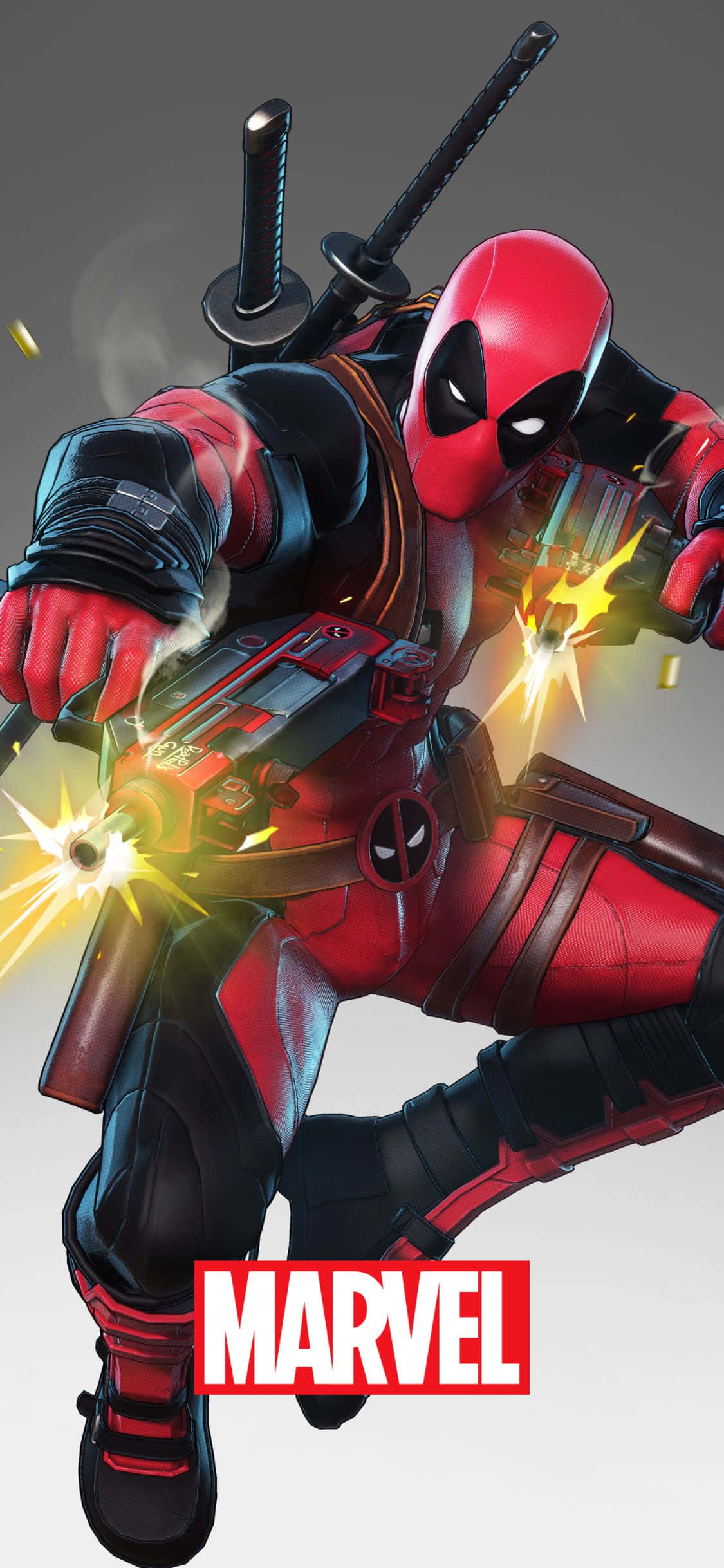 Deadpool พื้นหลัง Marvel iPhone XS วอลเปเปอร์