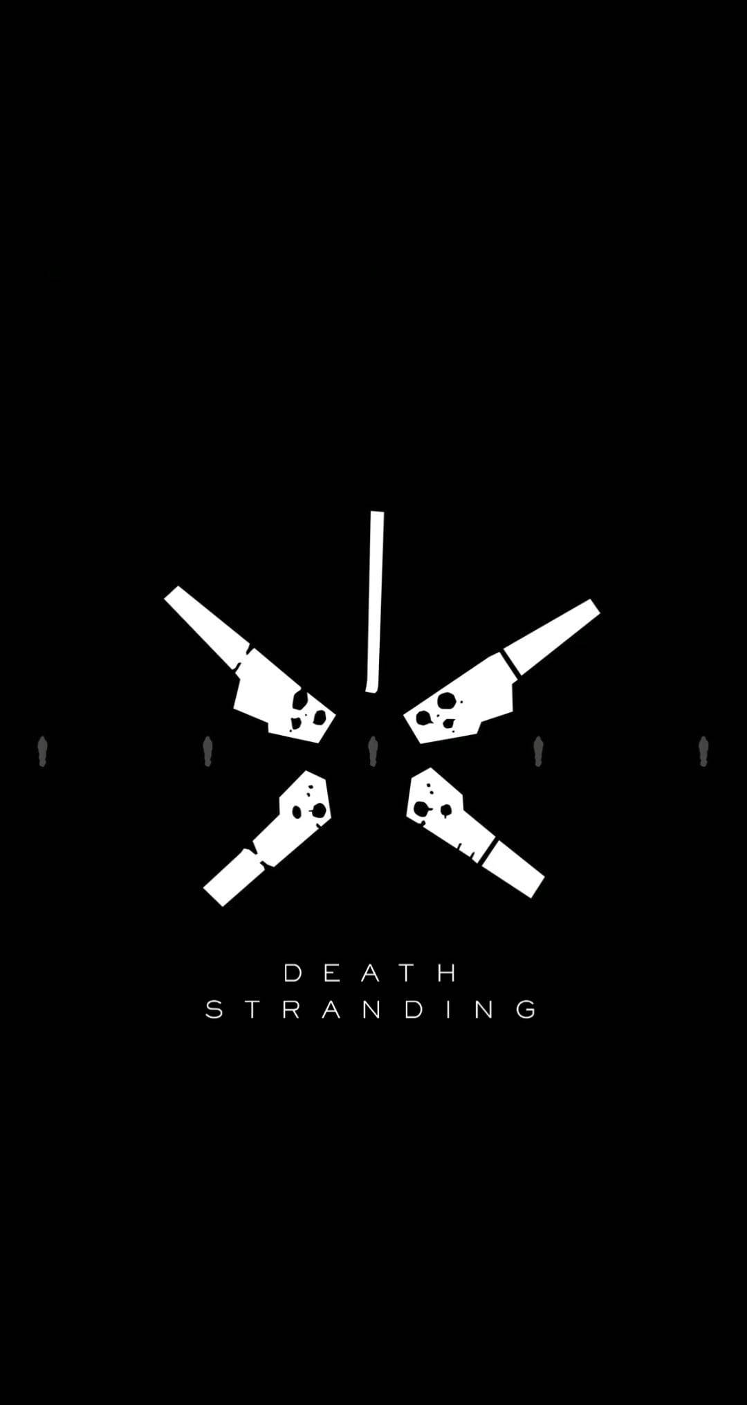 Death Stranding มินิมอลอาร์ต iPhone วอลเปเปอร์