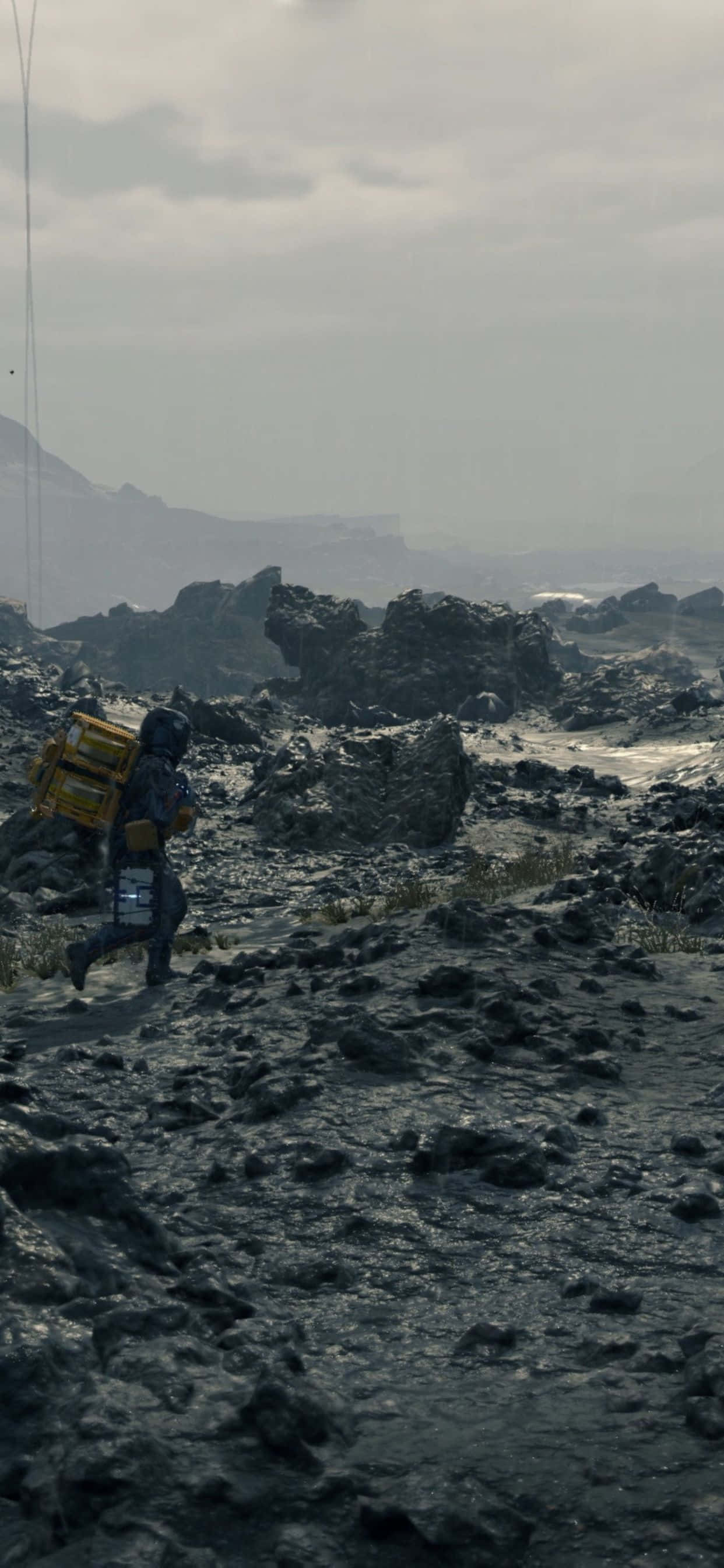 สัมผัสความเข้มข้นของ Death Stranding บน iPhone Xs Max วอลเปเปอร์