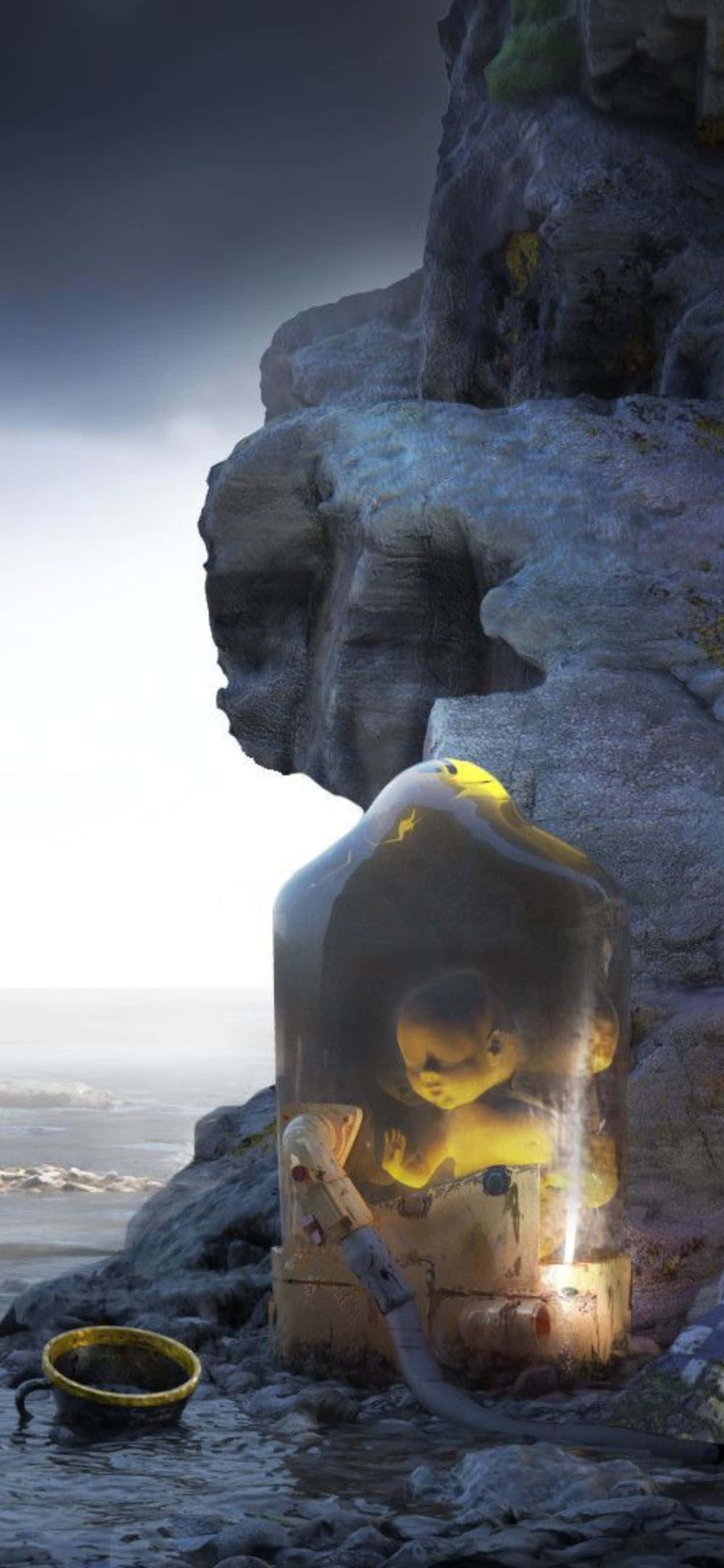 เล่น Death Stranding บน iPhone XS Max ที่เพิ่งเปิดตัว วอลเปเปอร์
