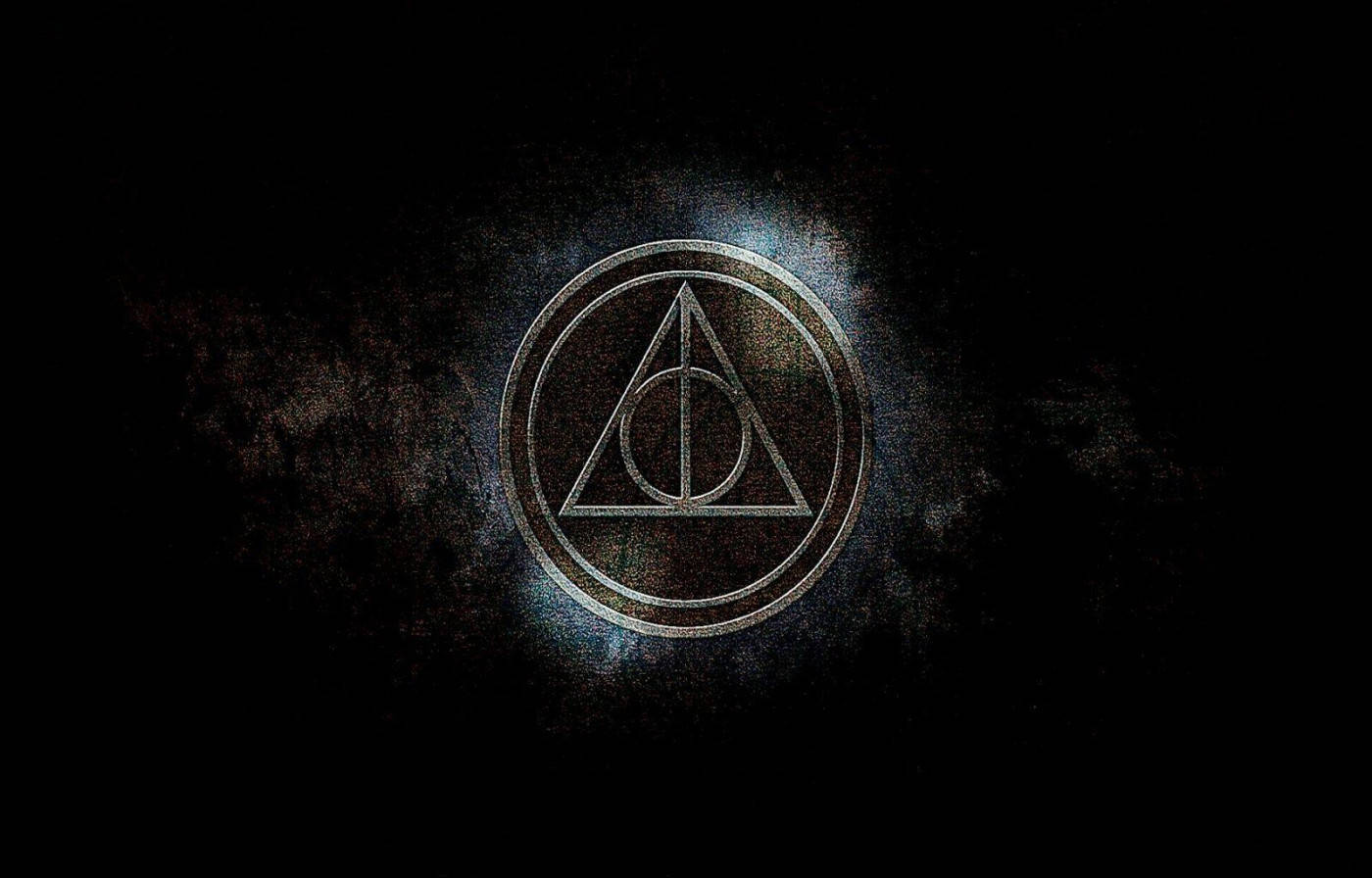 Deathly Hallows สัญลักษณ์ Harry Potter iPad วอลเปเปอร์