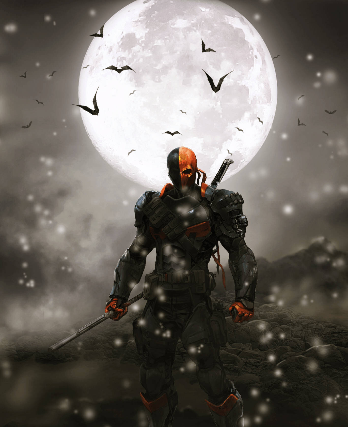 Deathstroke ผู้คุกคามเล็งเป้าในสนามรบจักรวาล วอลเปเปอร์