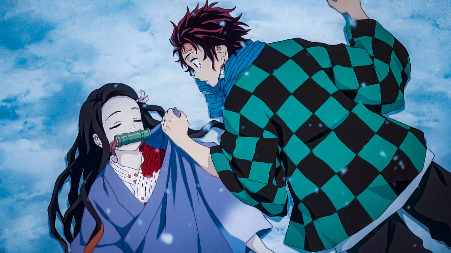 ทันจิโร่และเนซึโกะ จาก Demon Slayer! วอลเปเปอร์