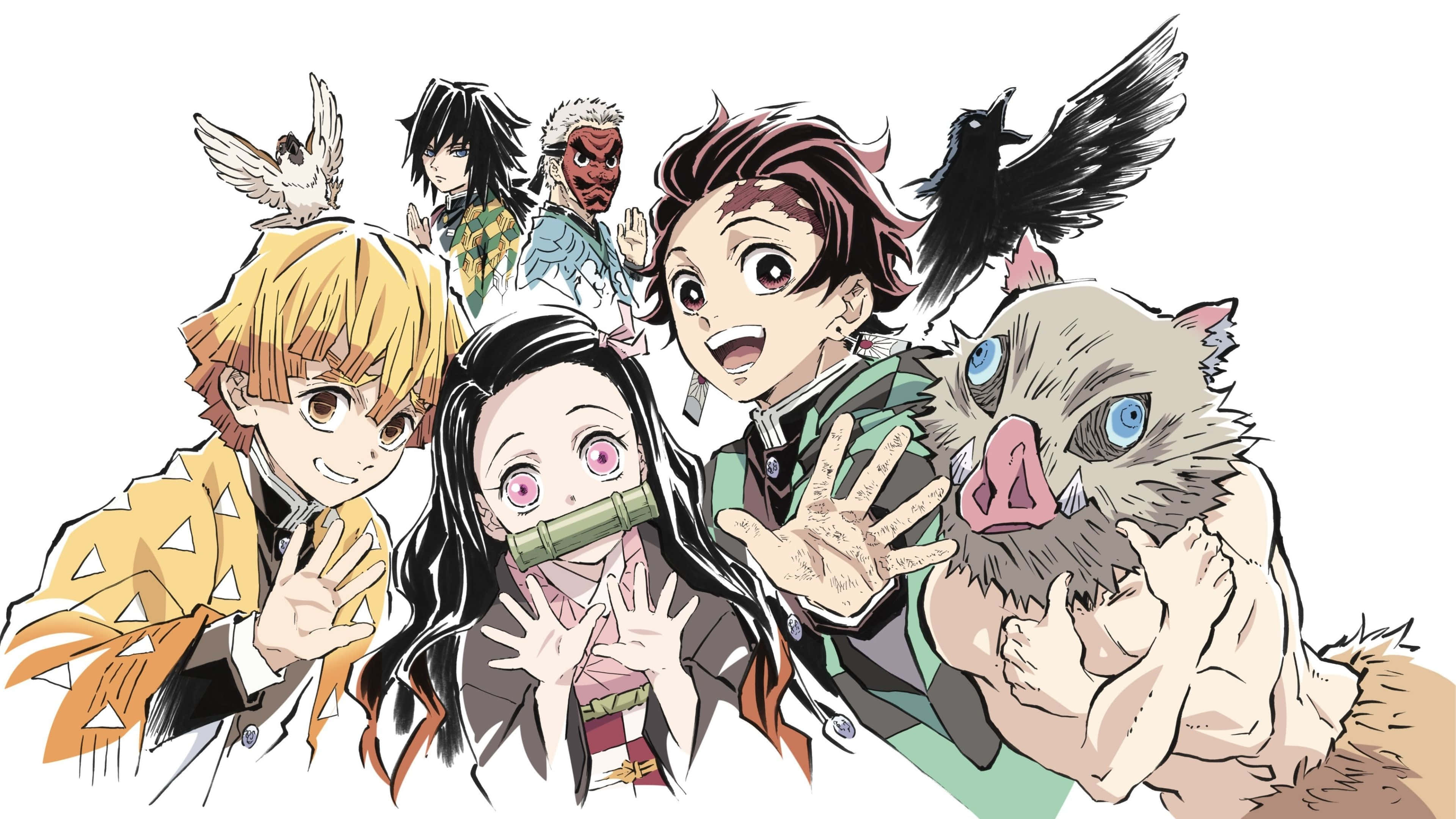 ดื่มด่ำไปกับการผจญภัยสุดยิ่งยงของ Demon Slayer วอลเปเปอร์
