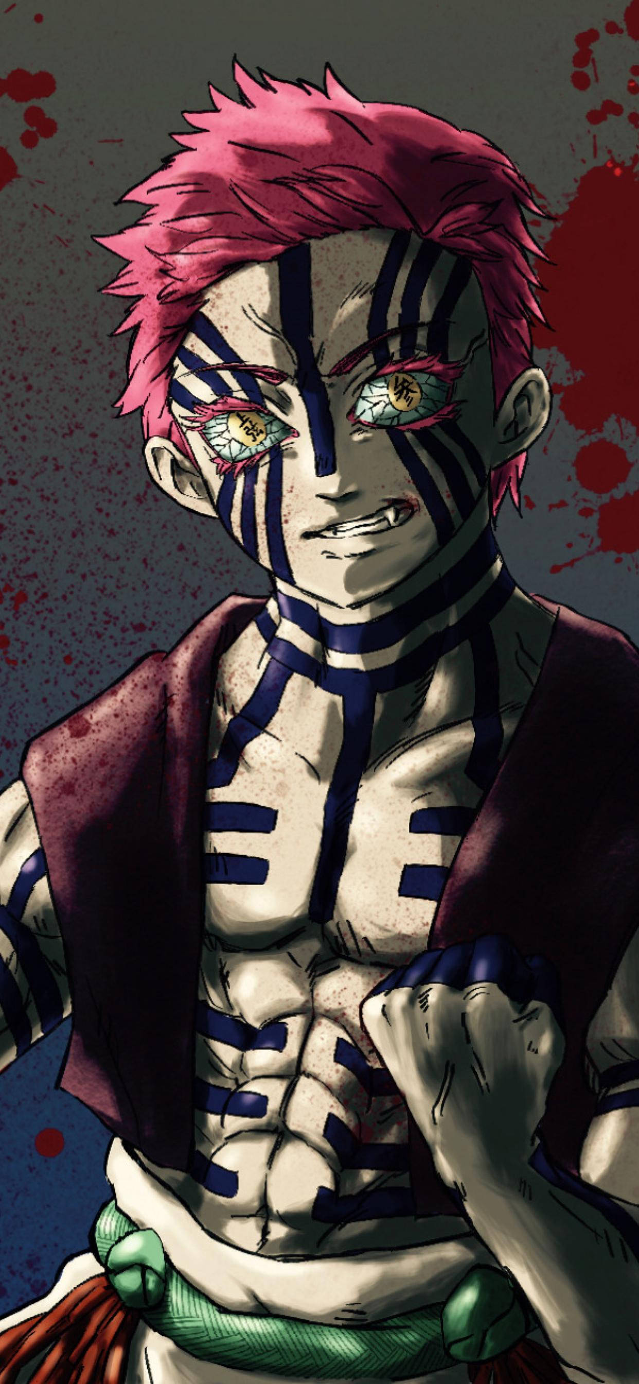 มือถือ Demon Slayer Akaza วอลเปเปอร์