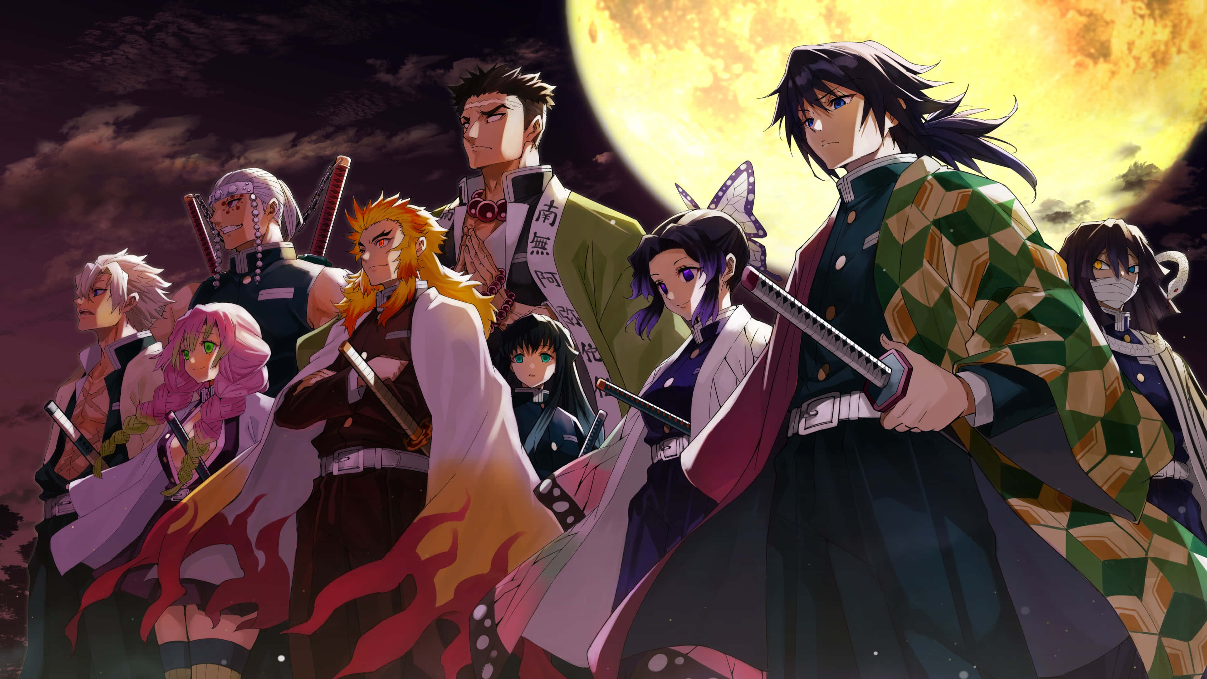 "Demon Slayer: Kimetsu no Yaiba ในความละเอียด 4K" วอลเปเปอร์