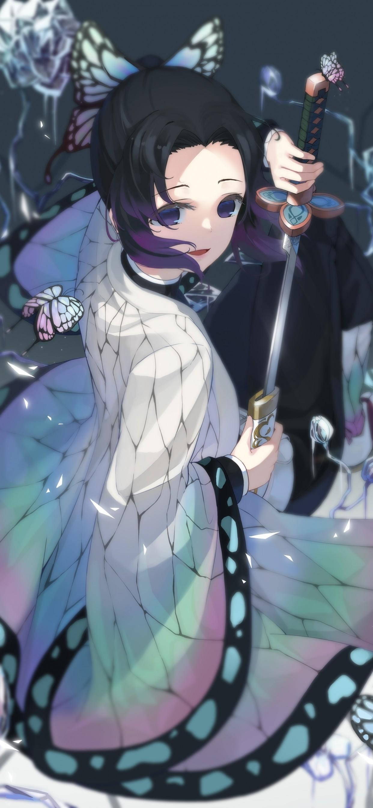 วอลเปเปอร์มือถือ Demon Slayer ชิโนบุ วอลเปเปอร์