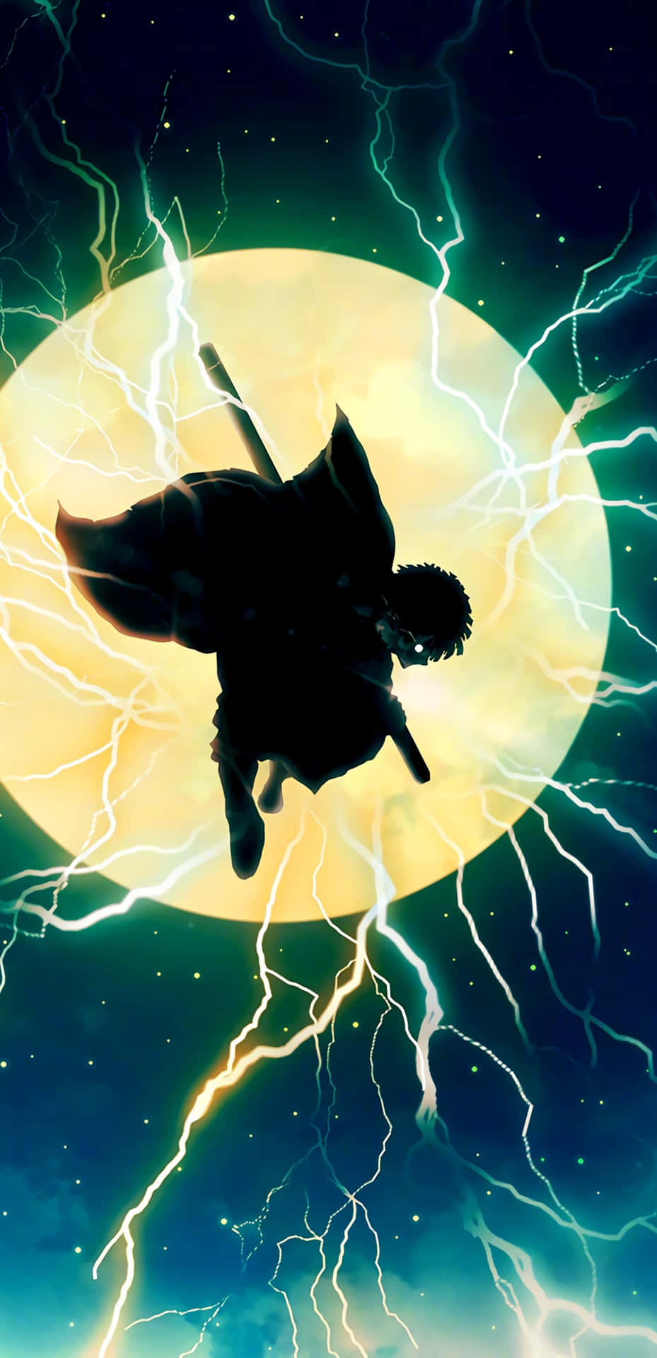 Demon Slayer Zenitsu 4K — ดาบพิฆาตอสูร 4K GIF วอลเปเปอร์