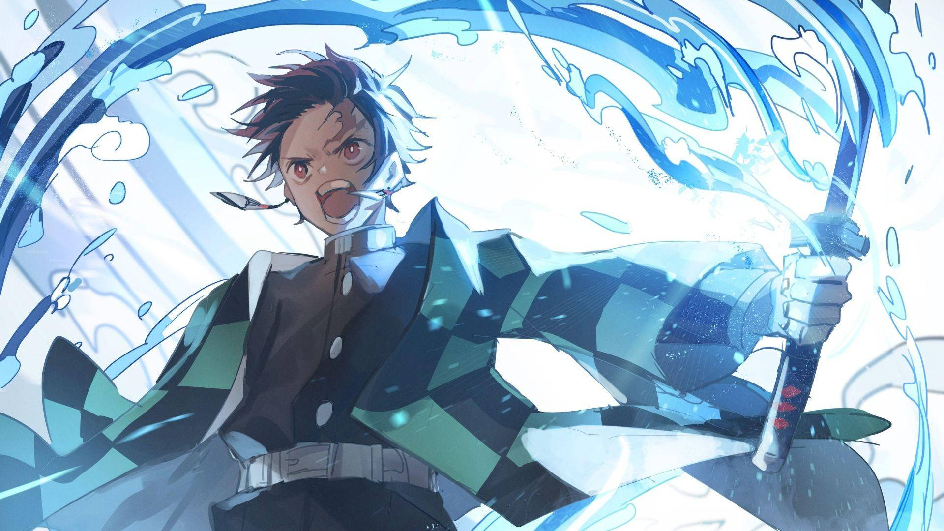 Demon Slayer ทันจิโร่ตะโกน วอลเปเปอร์