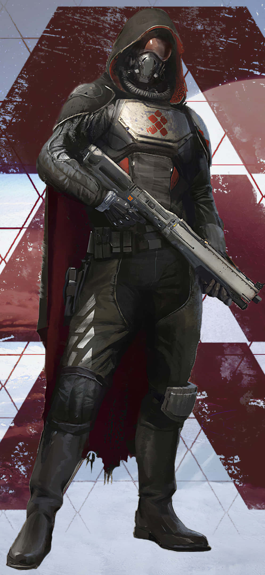 นักล่าปะทะอัศวินรังในเกม Destiny 2 วอลเปเปอร์