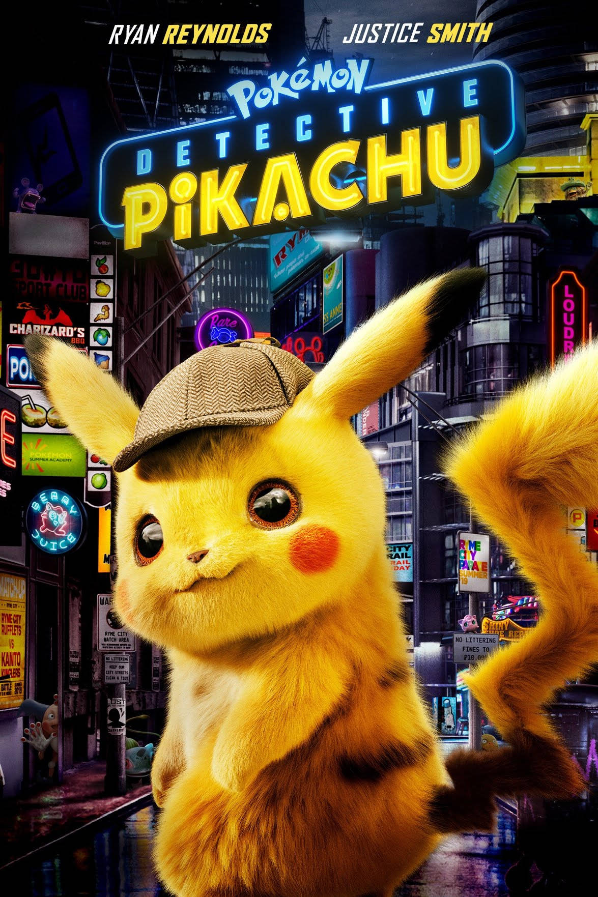 ภาพยนตร์ไลฟ์แอ็กชัน Detective Pikachu ปี 2019 วอลเปเปอร์