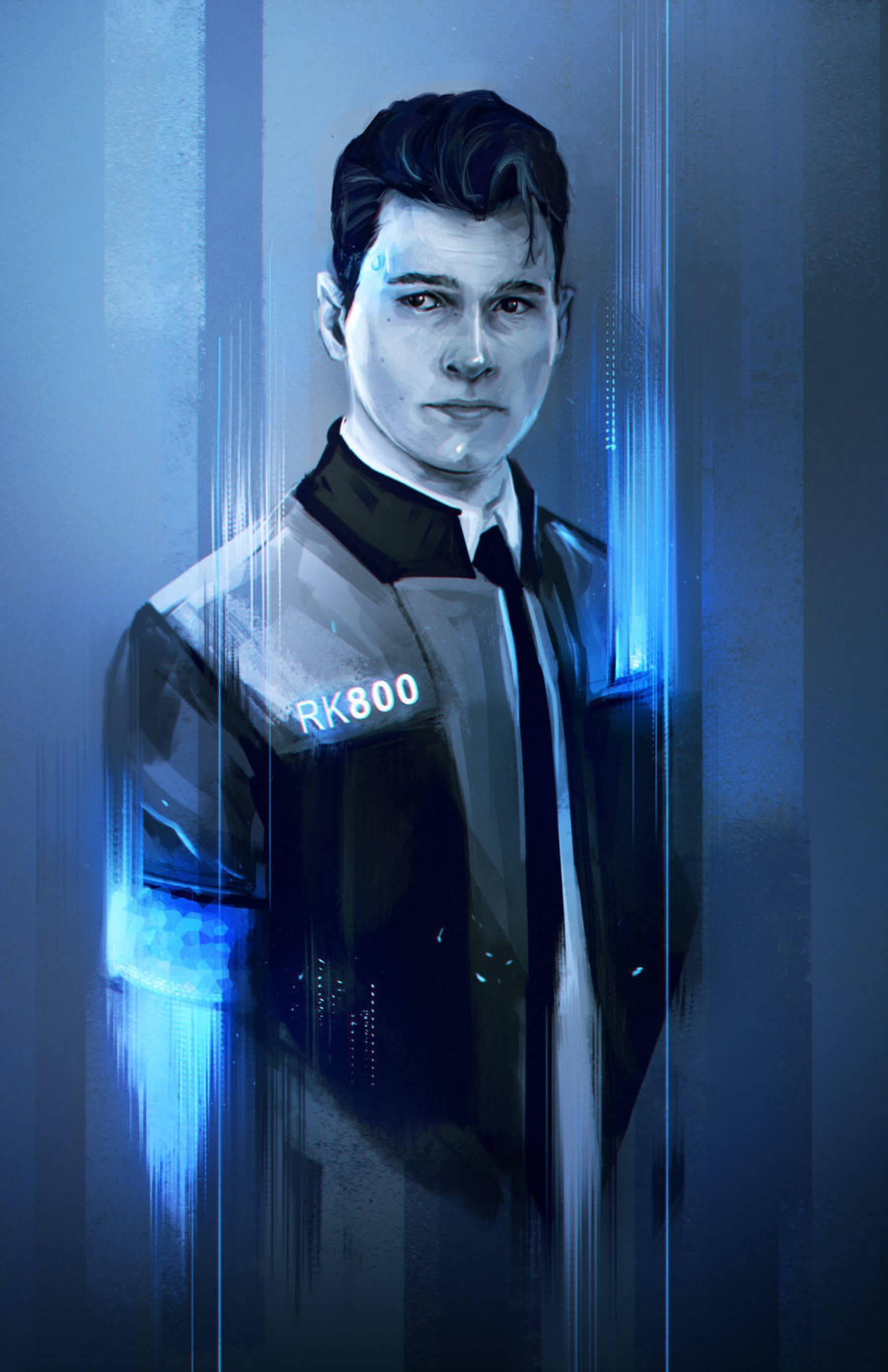 คอนเนอร์ แฟนอาร์ต Detroit Become Human วอลเปเปอร์