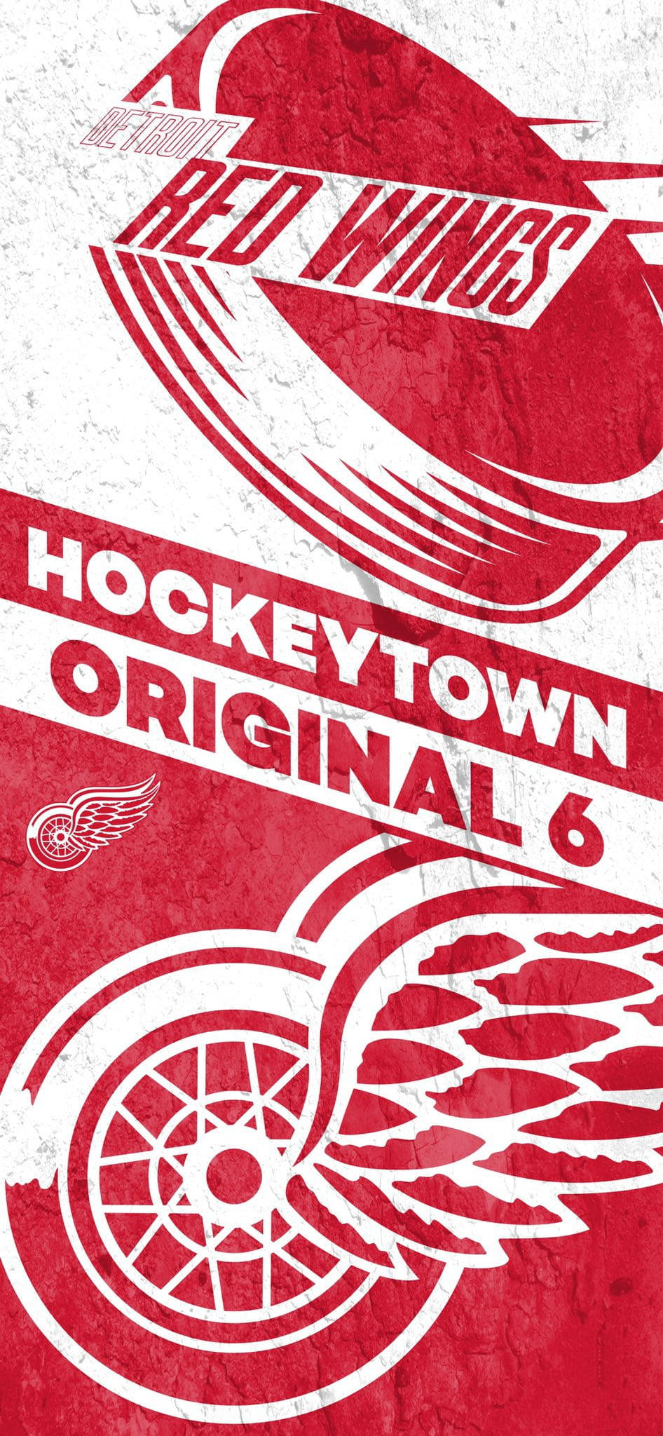 Detroit Red Wings Hockey Town วอลเปเปอร์