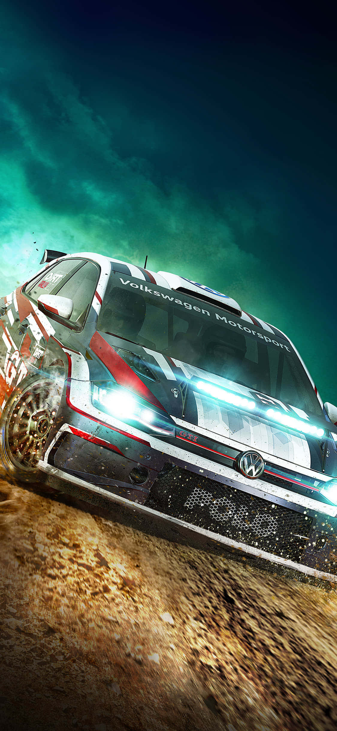 สัมผัสความเร้าใจในที่นั่งคนขับกับ Dirt Rally บน iPhone Xs วอลเปเปอร์