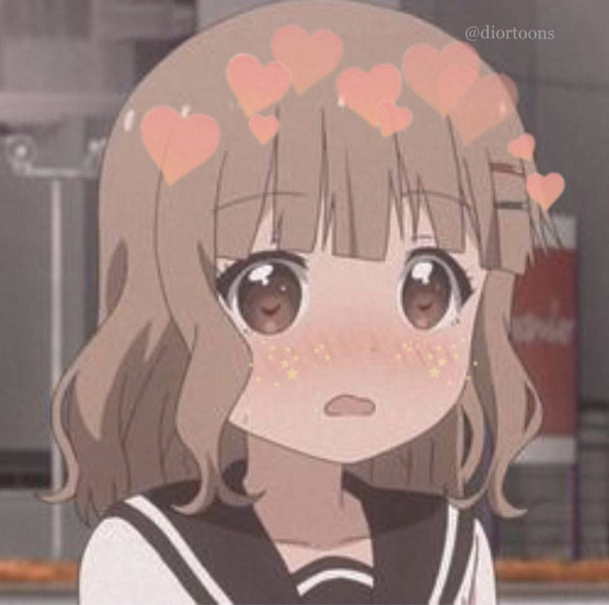 รูปสาวน้อยเขินอายสำหรับ Discord วอลเปเปอร์