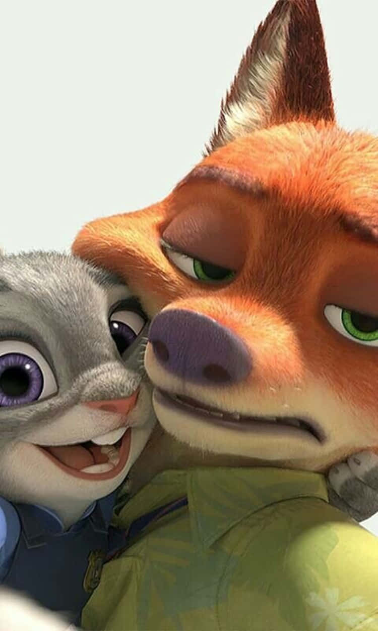 รูปเซลฟี่ตลกจาก Disney Zootopia วอลเปเปอร์
