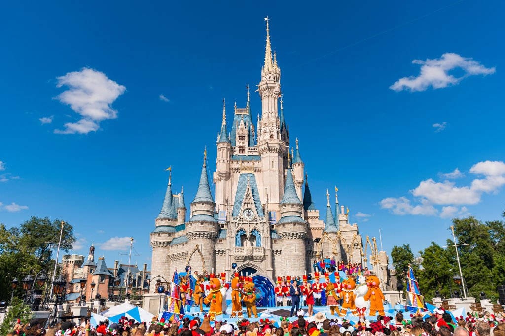 Disneyworld คริสต์มาสโชว์ วอลเปเปอร์