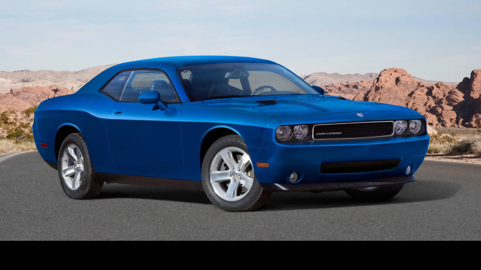 Dodge Challenger SE สีน้ำเงิน ปี 2009 — รถยนต์ วอลเปเปอร์