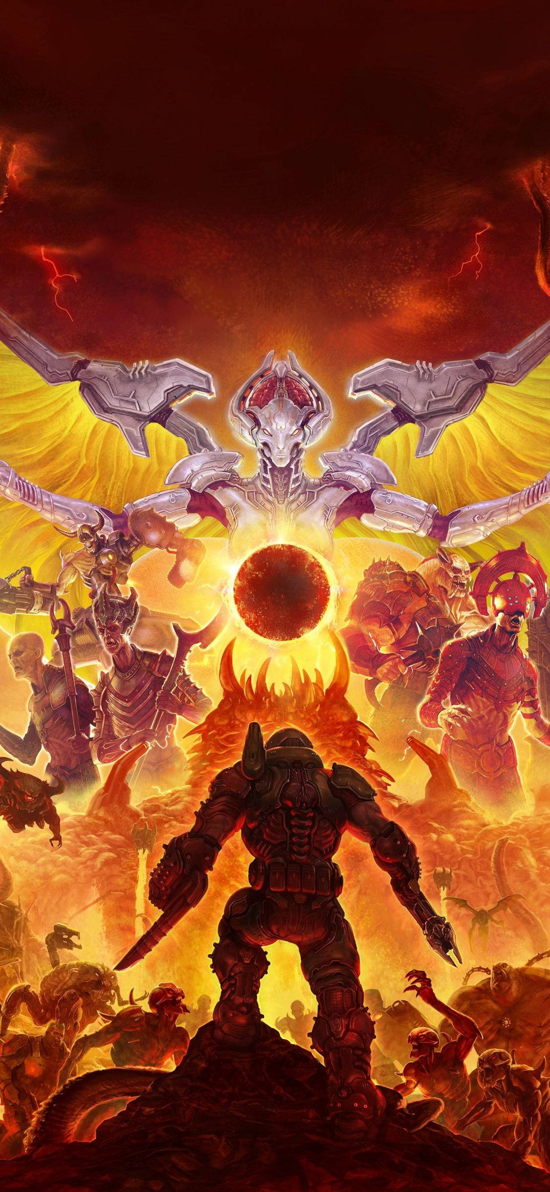 ต่อสู้กับปีศาจใน Doom Eternal วอลเปเปอร์