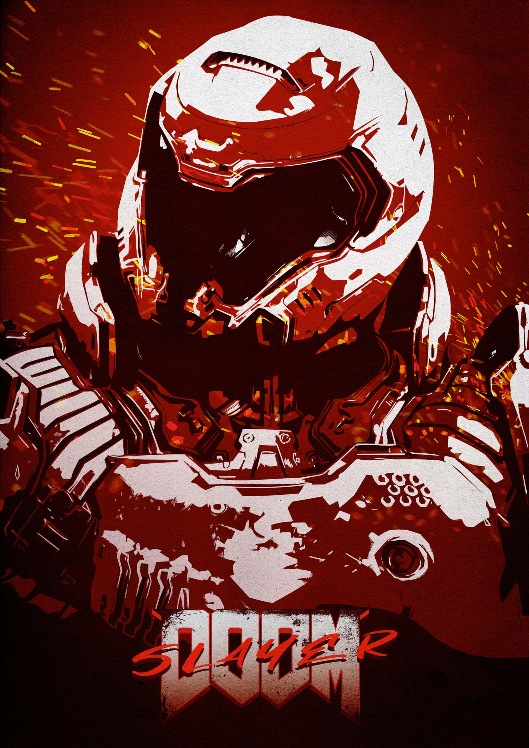 Doom Slayer ปราบศัตรูของเขา วอลเปเปอร์