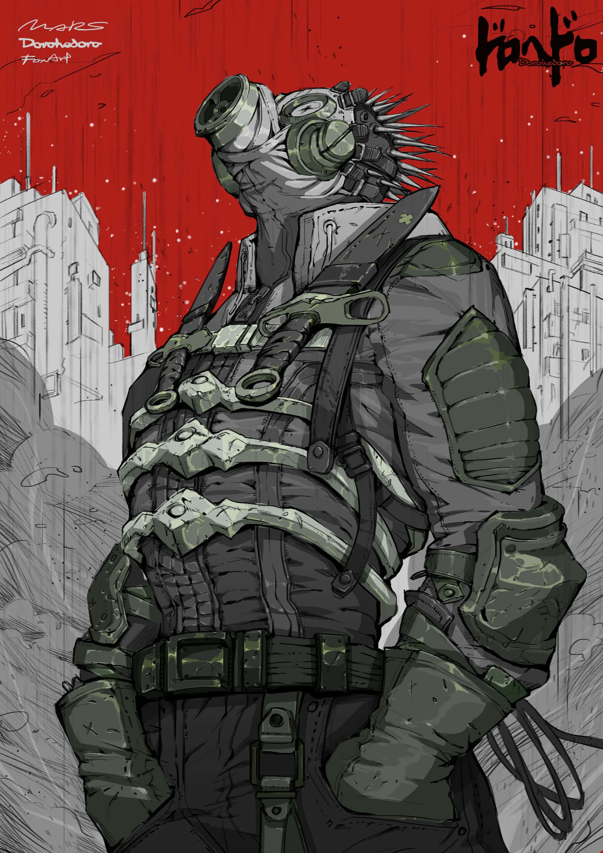 เมื่อลัทธิทำลายผสานกับจินตนาการ Dorohedoro ทำให้ปริศนาและแอ็กชันสุดอลวนแต่ขบขันมีชีวิต วอลเปเปอร์