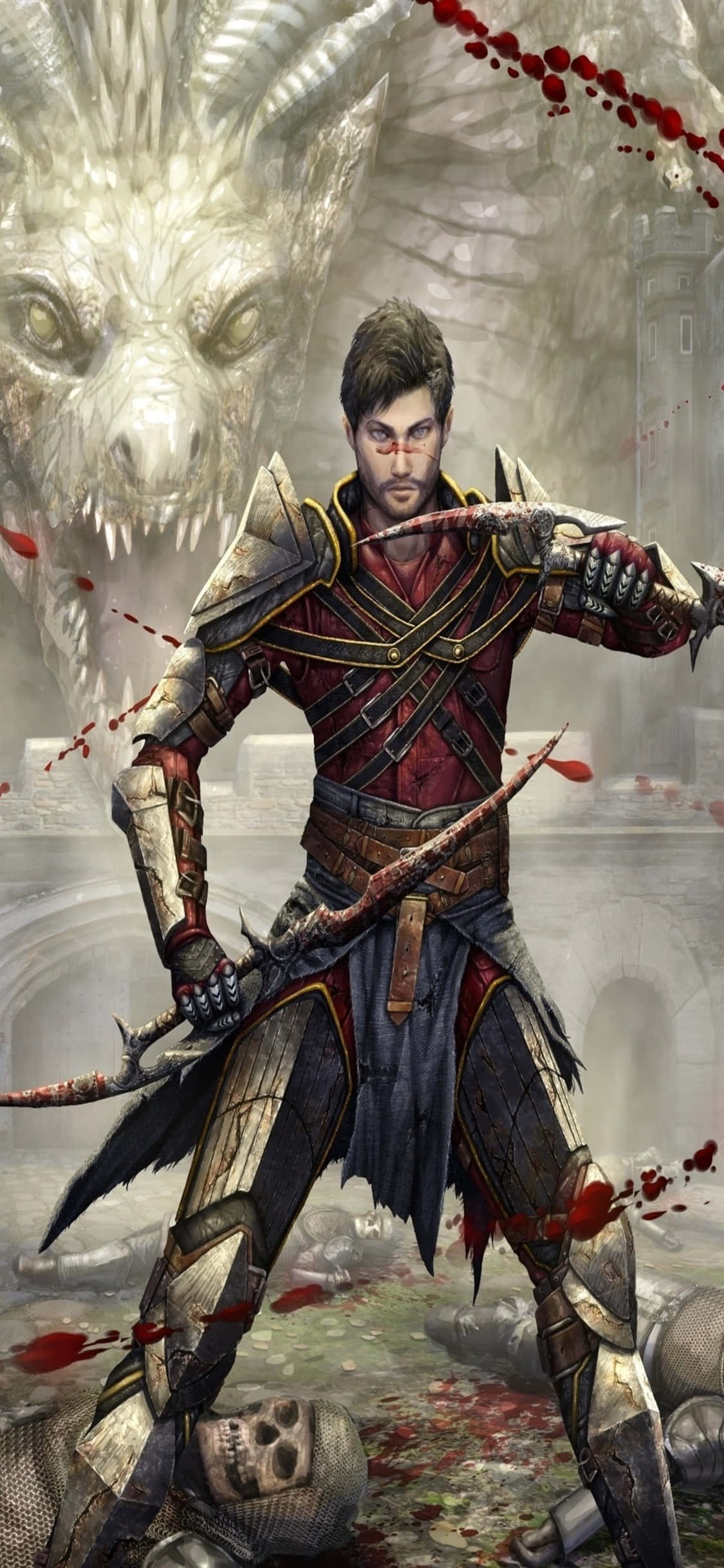 สำรวจโลกสุดยิ่งใหญ่ของ Dragon Age Inquisition บน iPhone Xs ของคุณ! วอลเปเปอร์