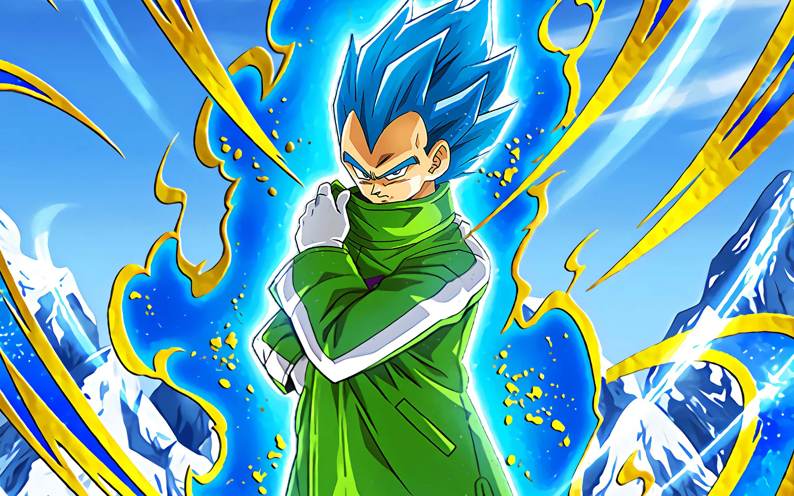 พลังและการต่อสู้อันระเบิดรอคุณใน Dragon Ball Super Broly วอลเปเปอร์