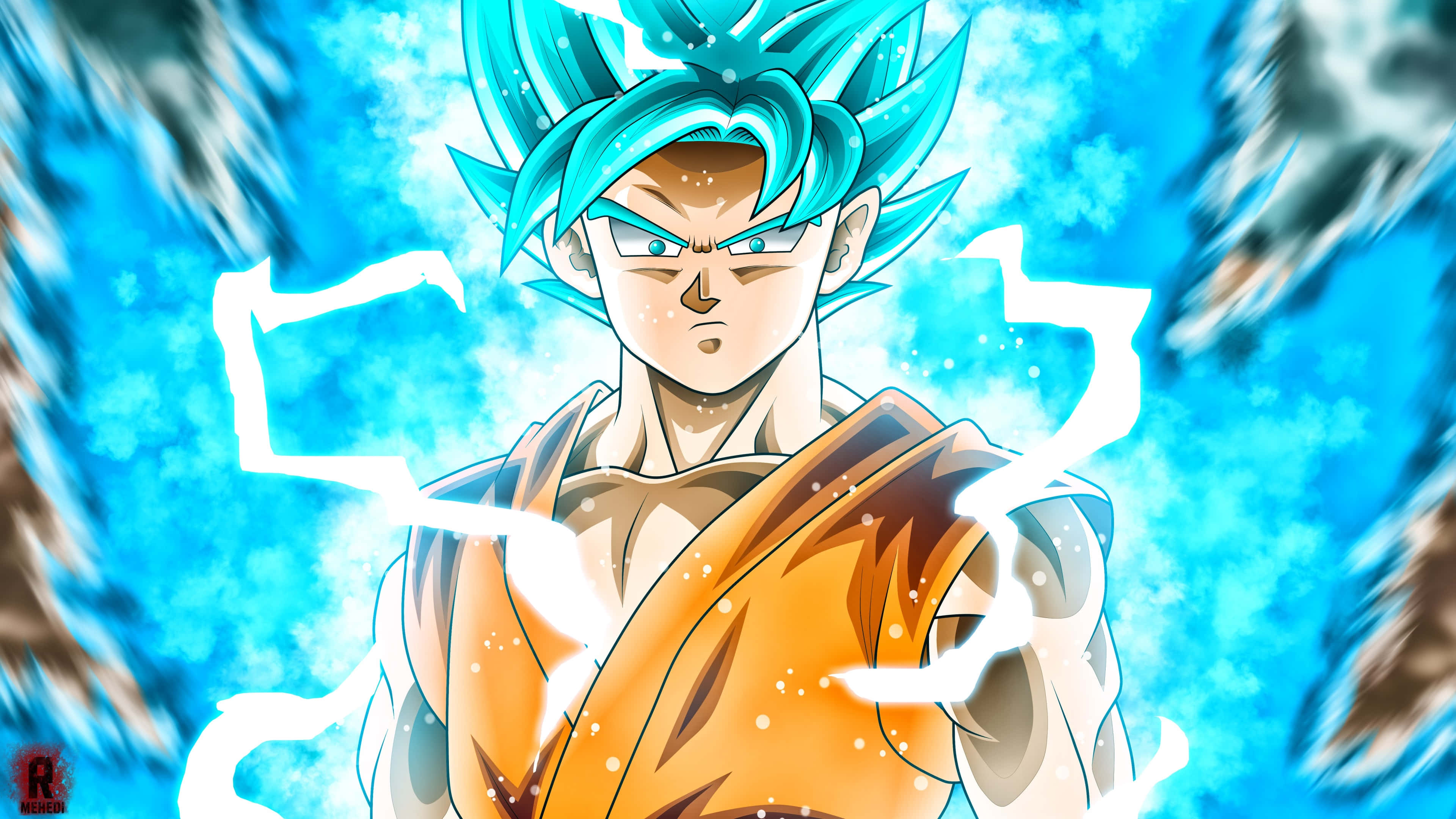 ภาพโกคูสายฟ้าฟาด Dragon Ball Super วอลเปเปอร์