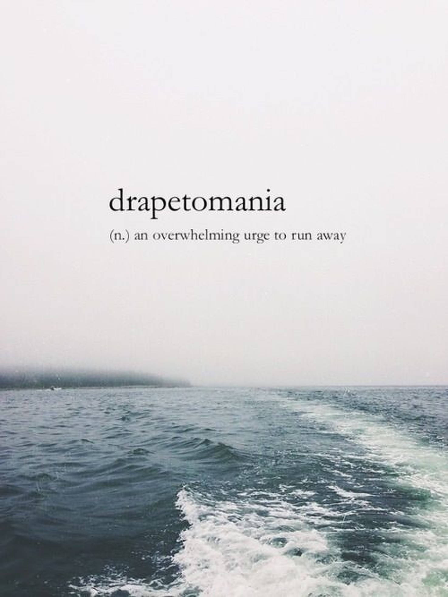Drapetomania คำสวยงาม วอลเปเปอร์