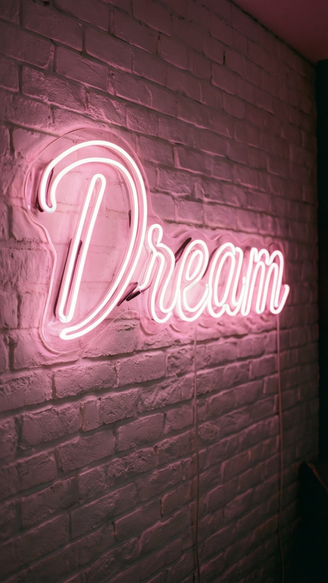 ป้ายนีออน Dream วอลเปเปอร์