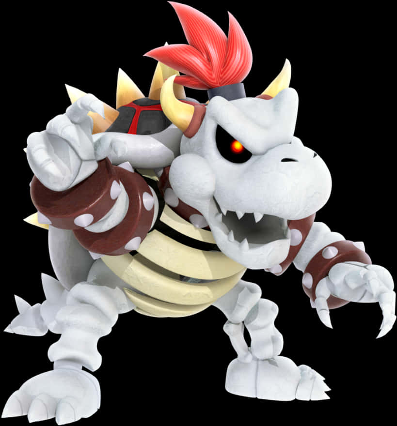 เรนเดอร์ตัวละคร Dry Bowser วอลเปเปอร์