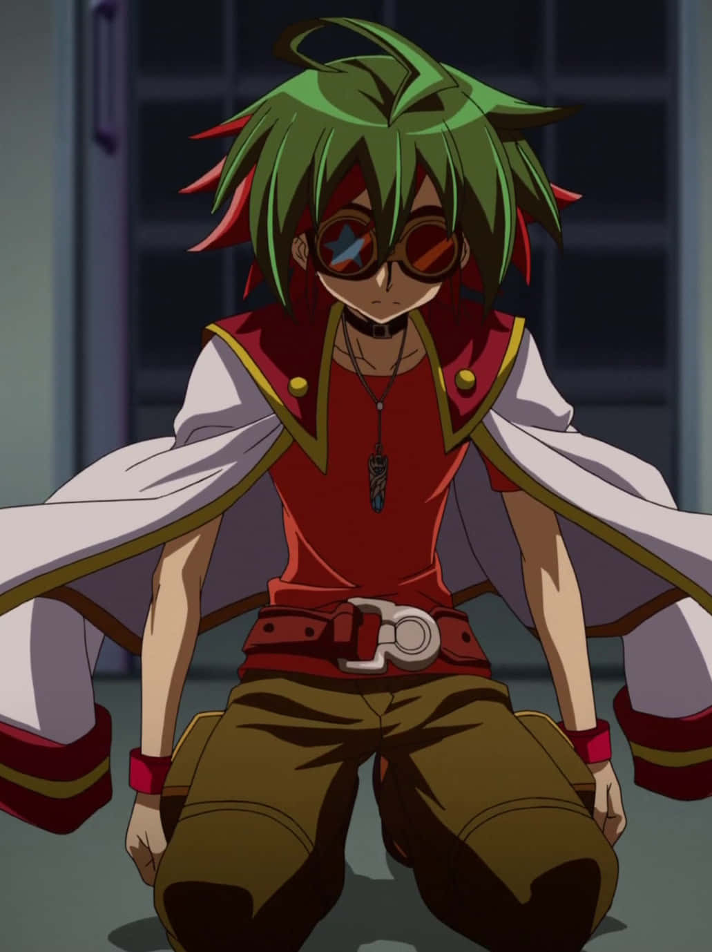 ยูยะ ซากากิผู้มั่นใจพร้อม duel disk ของเขา - Yu-Gi-Oh! ARC-V วอลเปเปอร์