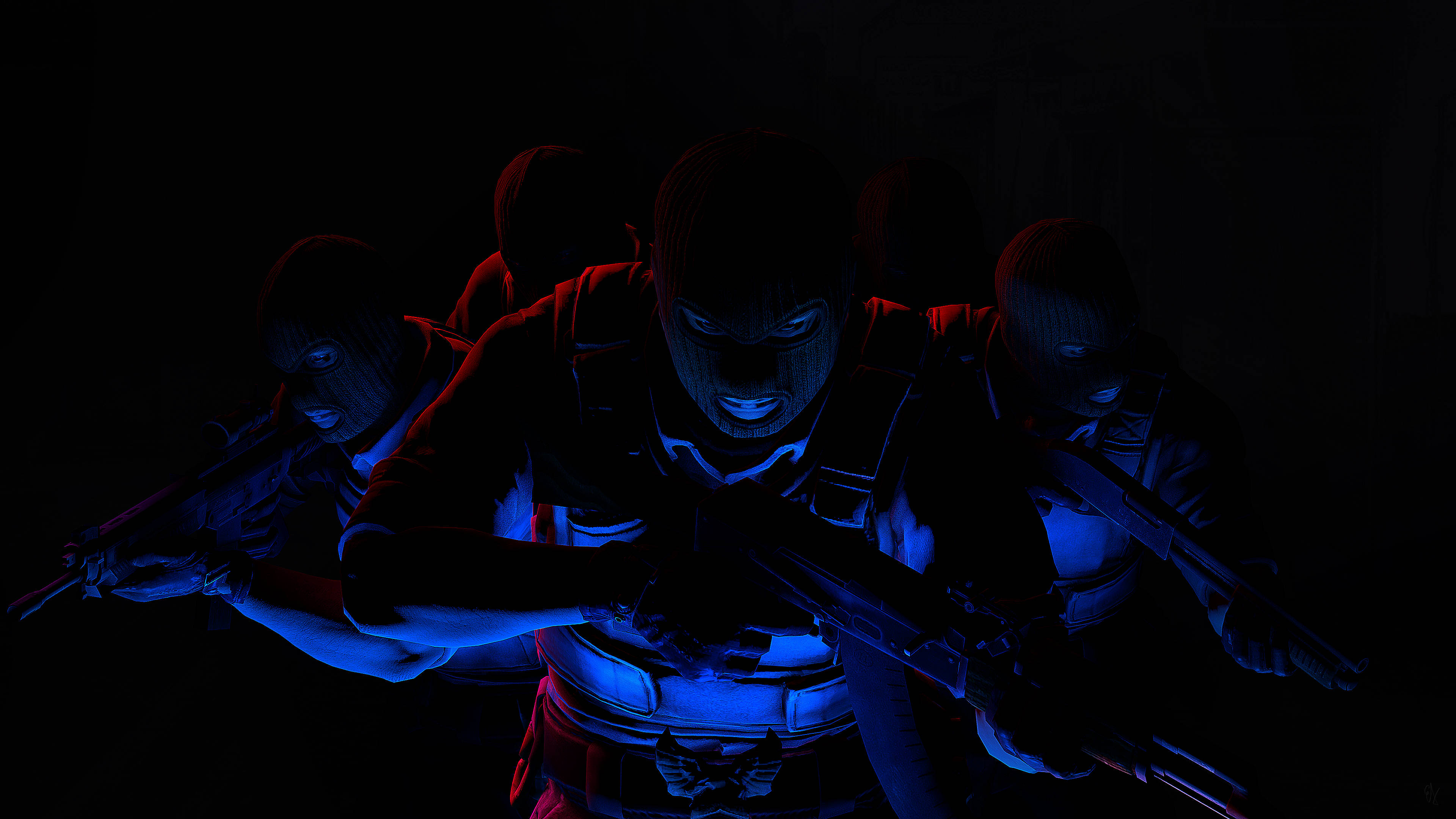 ฉากแอ็กชันเดือด Elite Crew ใน CS: GO ความละเอียด 4K วอลเปเปอร์