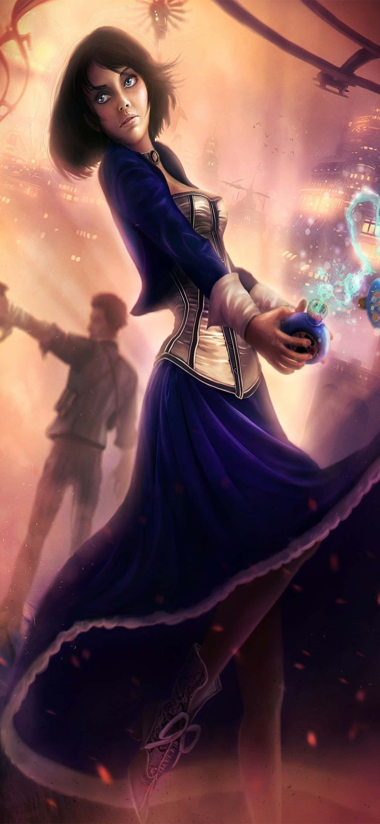 ตัวละคร Elizabeth Bioshock Infinite สำหรับ iPhone Xs Max วอลเปเปอร์