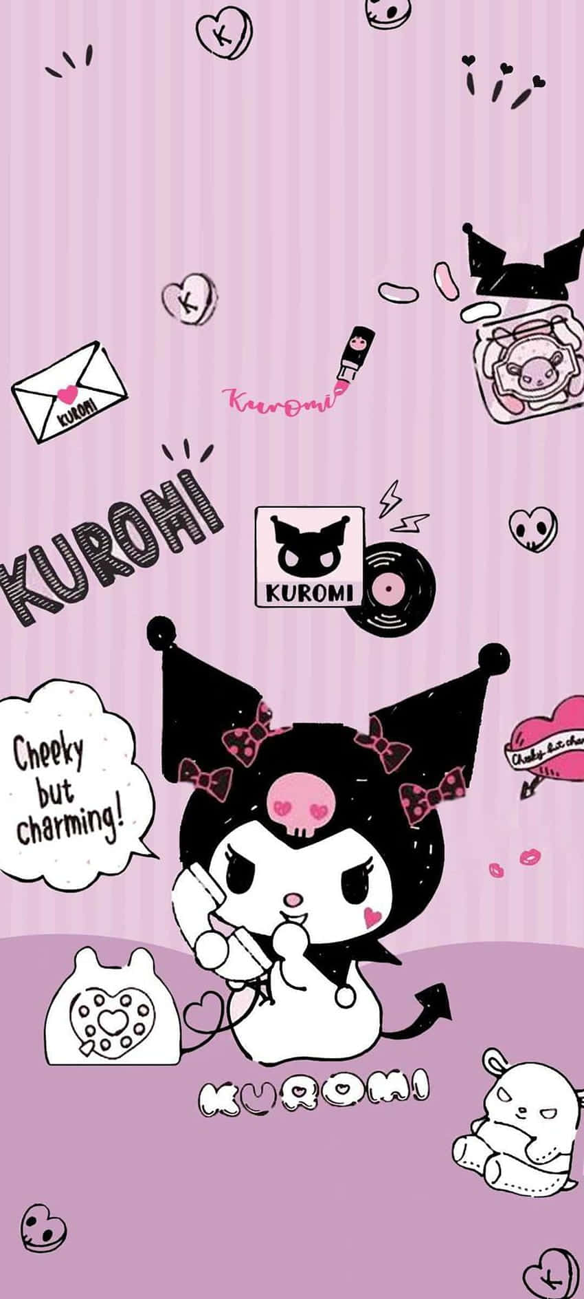 แสดงสีสันที่แท้จริงของคุณกับ Emo Hello Kitty! วอลเปเปอร์