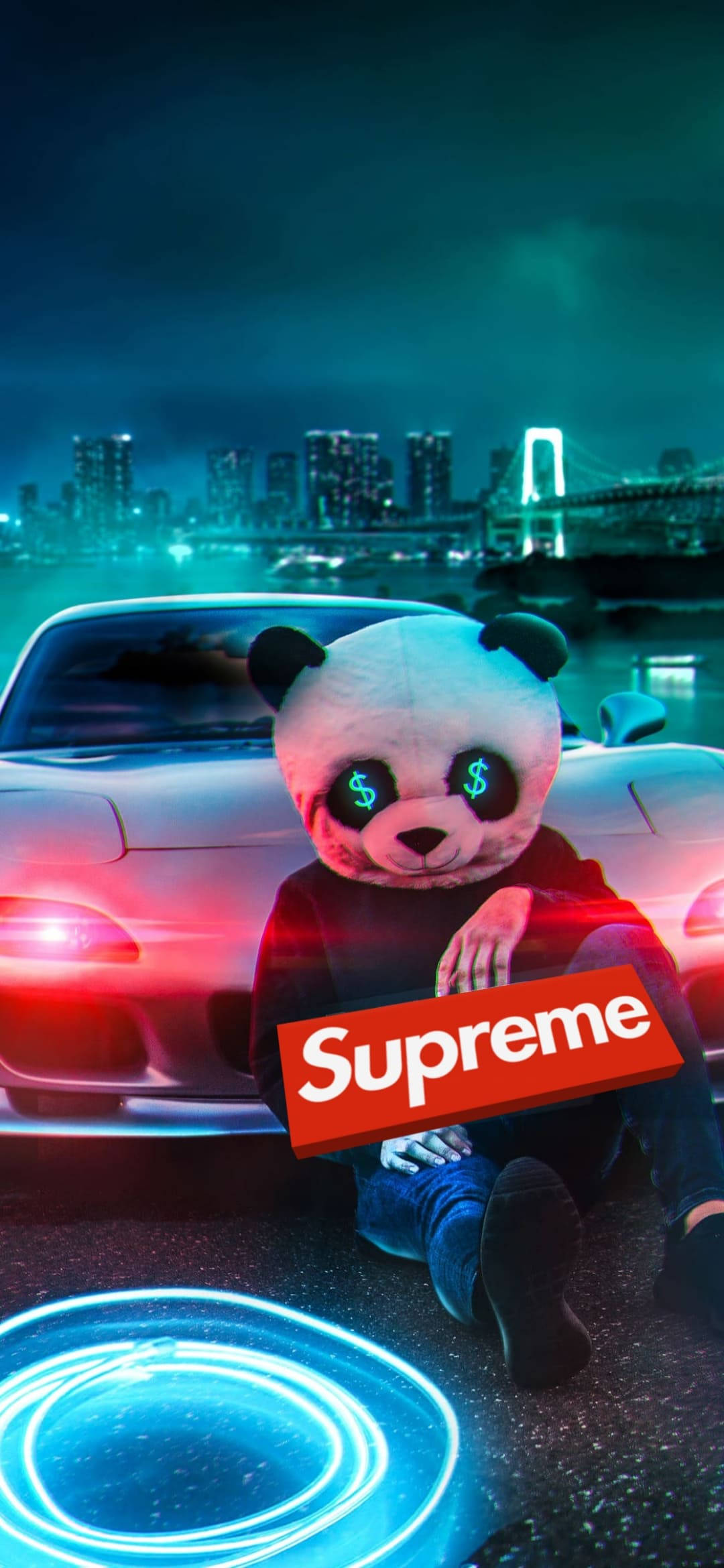 Epic Red Supreme กับแพนด้า วอลเปเปอร์