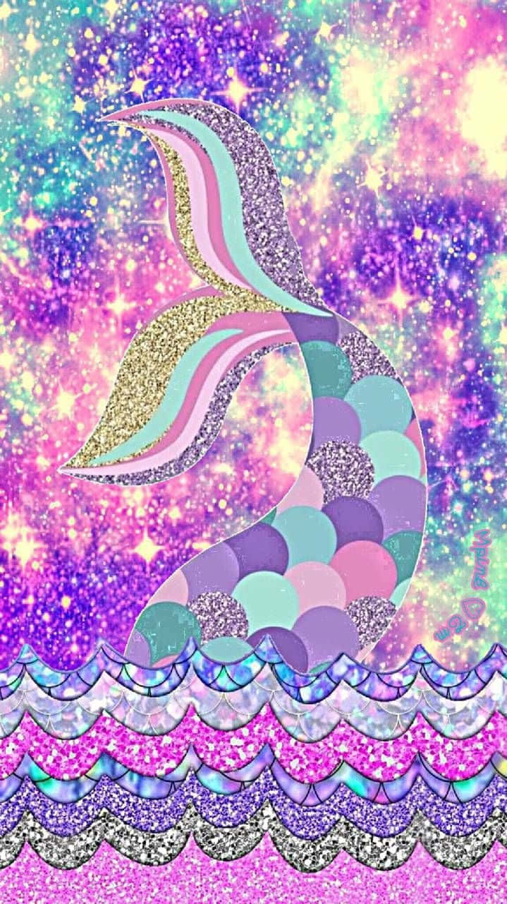 หางและทะเลเงามermaid วอลเปเปอร์